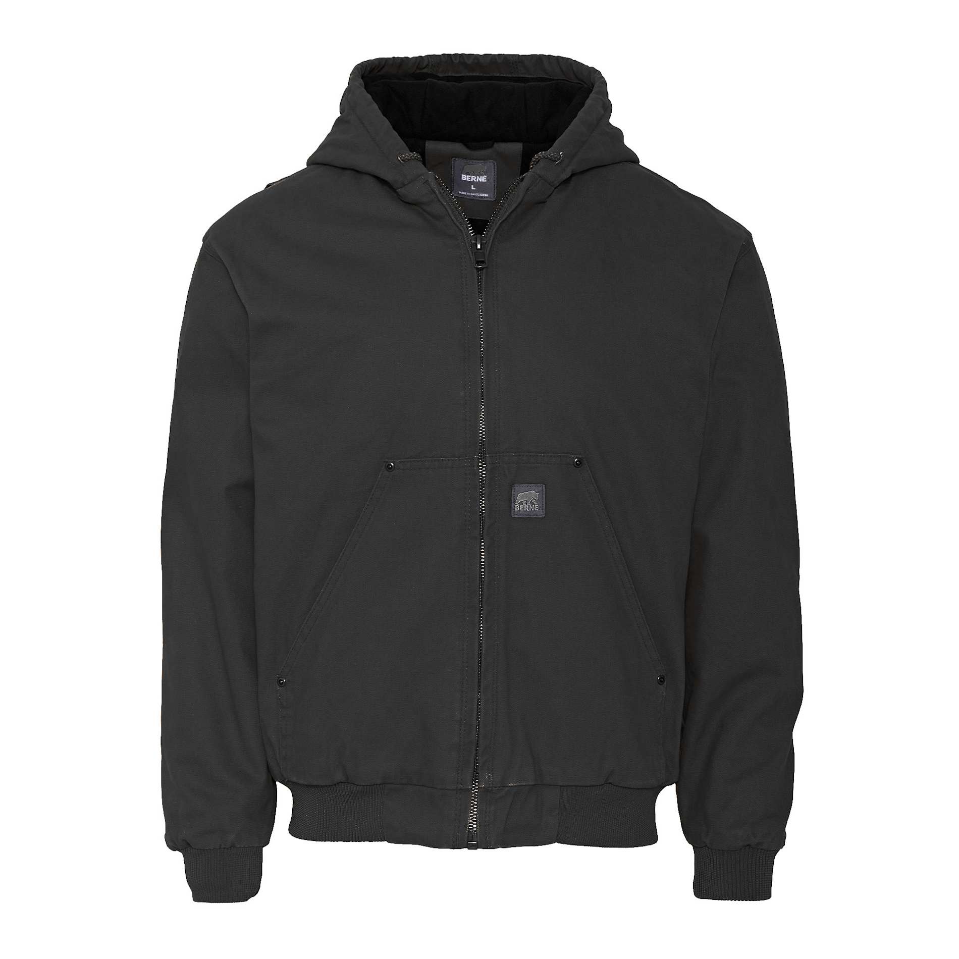Berne Heartland Washed Duck Hooded Work Jacket 35