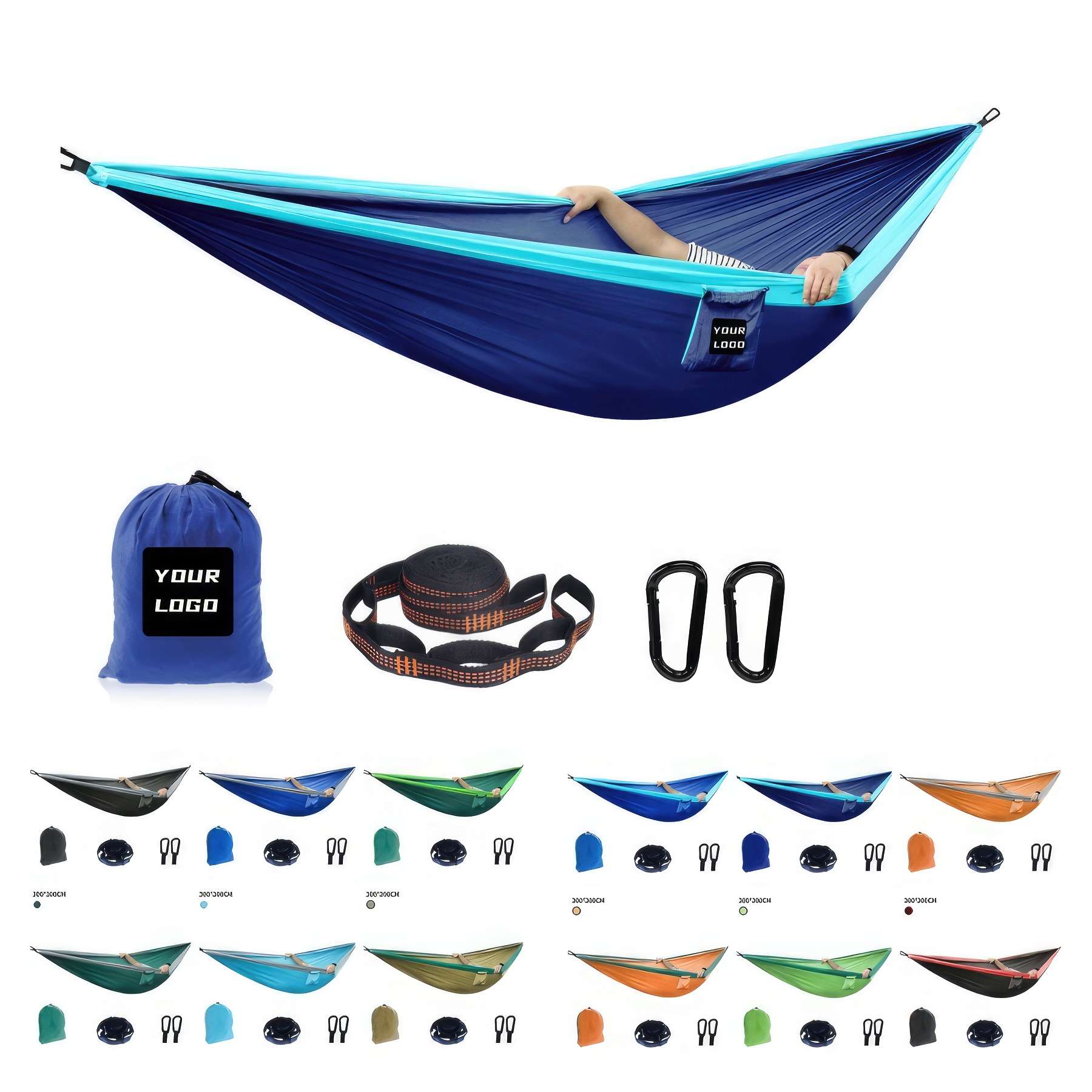 Portable Double Camping Hammock 2
