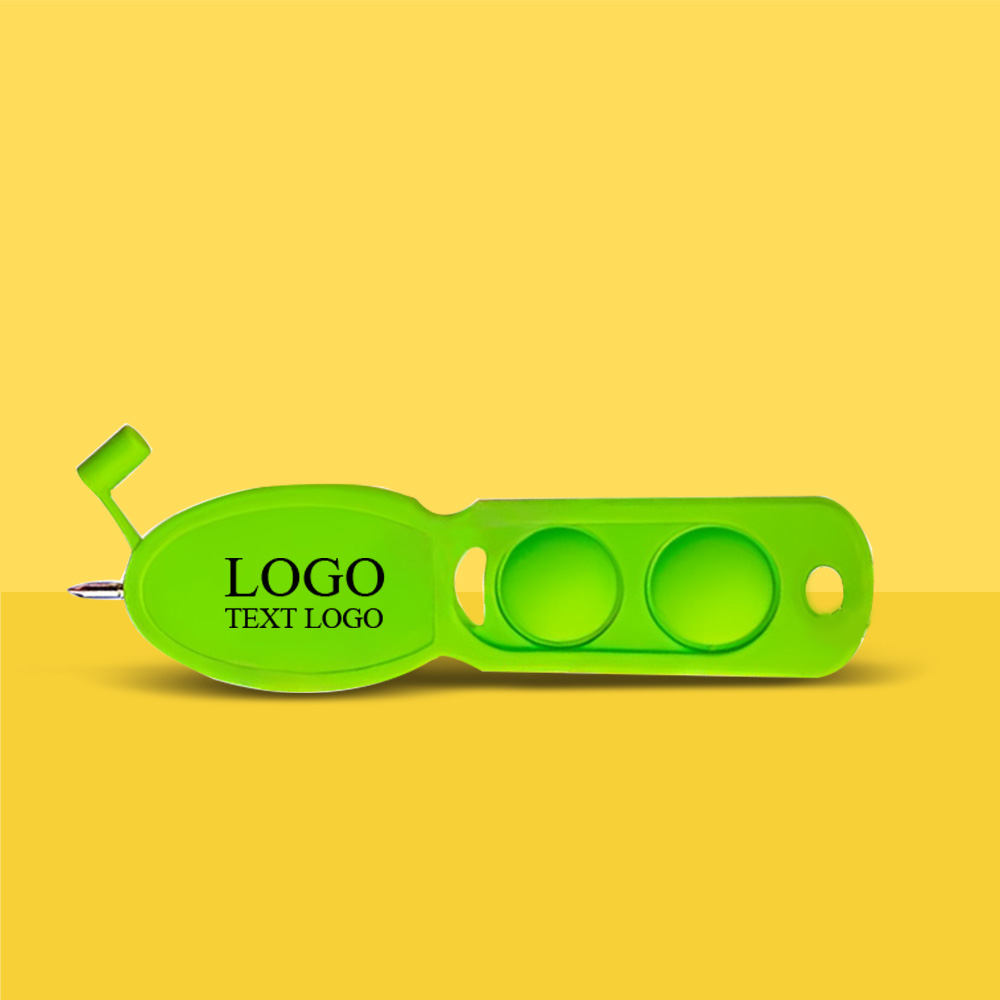 Custom Push Pop Pen Keychain with Carabiner Clip 1