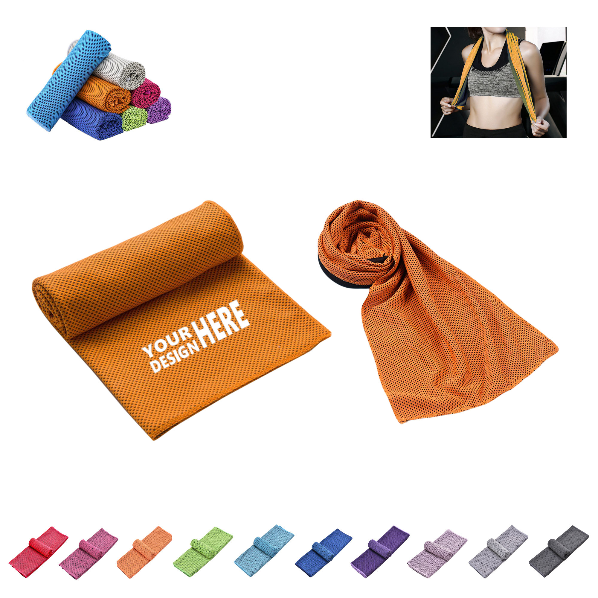MOQ 100 Super Dry Soft Cooling Towel 3