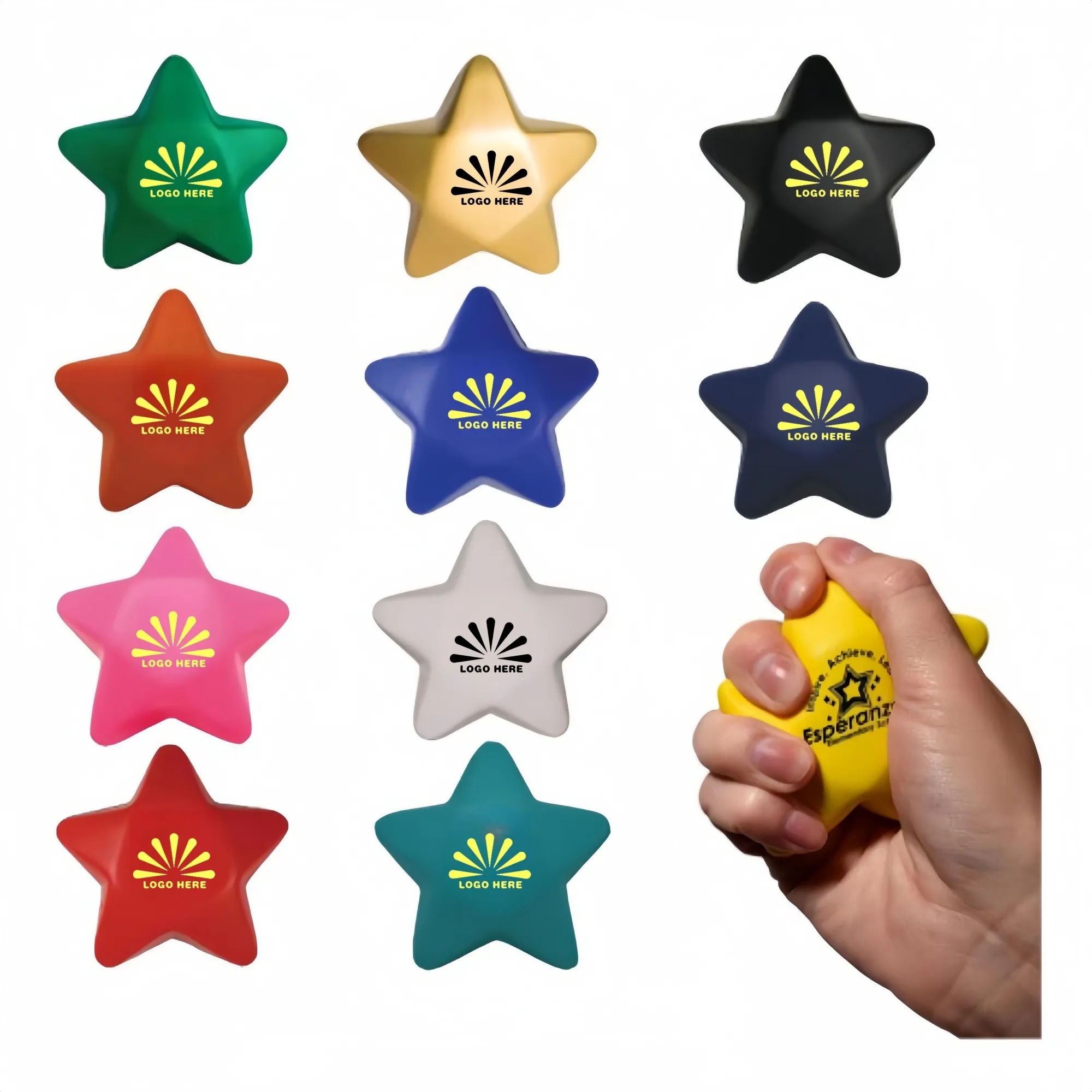 MOQ100 Star Squeezie Stress Reliever 3