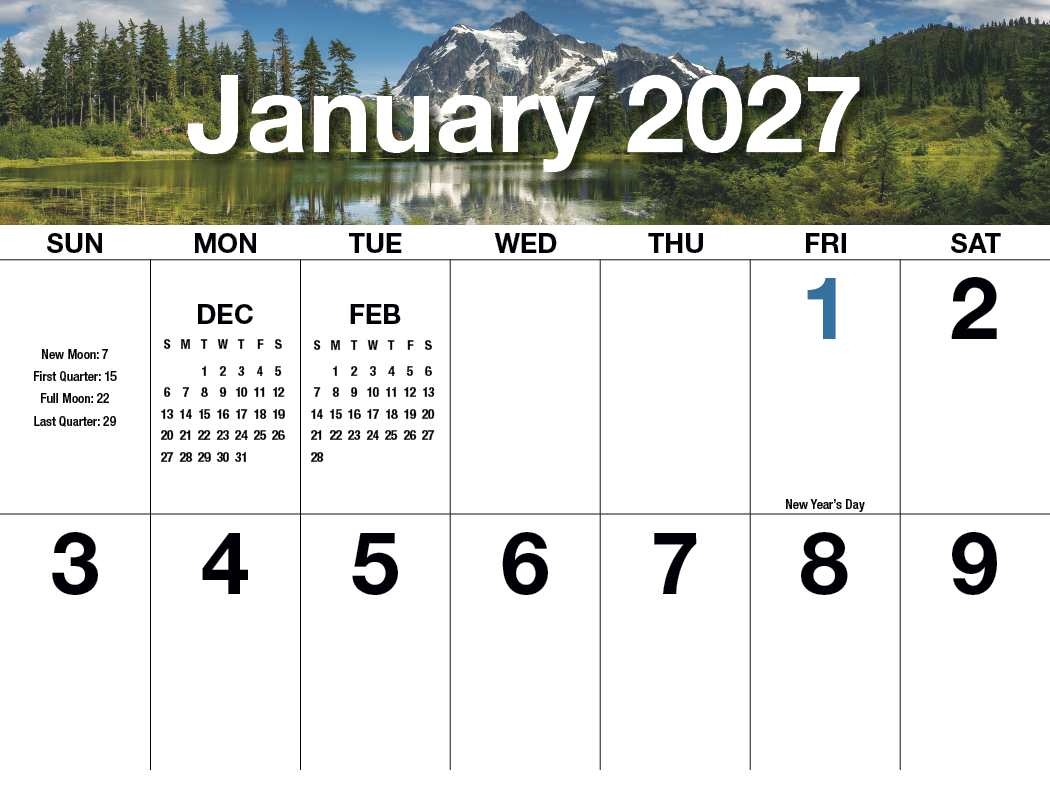 HotLine® Products Big Numbers Appointment Calendar - Stapled 53