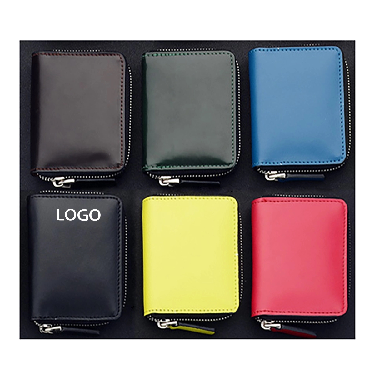 Zipper Card Cases Holder For Men Women 4