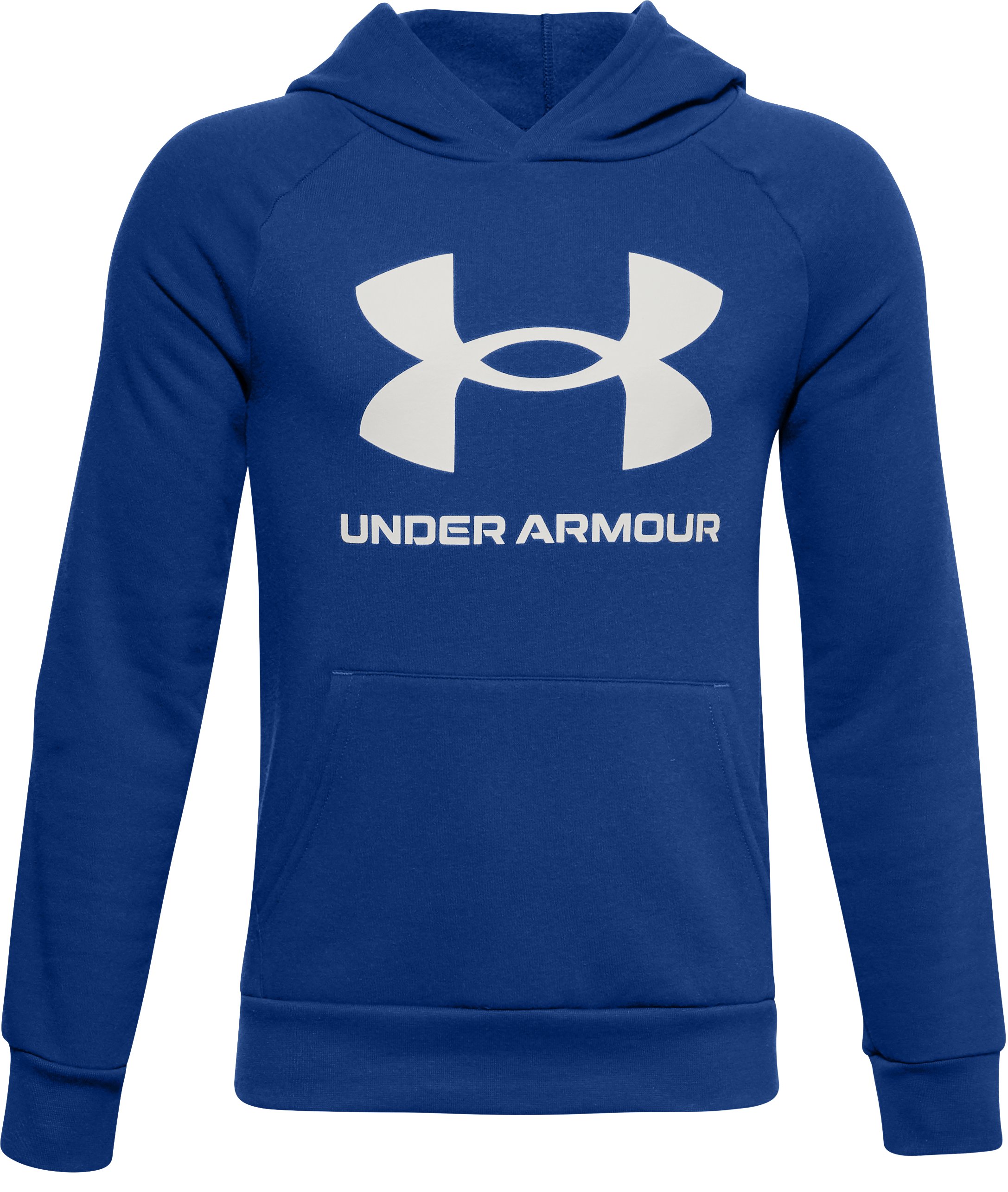 UA Rival Fleece Big Logo Boys' Hoodie, custom hoodie or sweatshirt with logo imprint 11