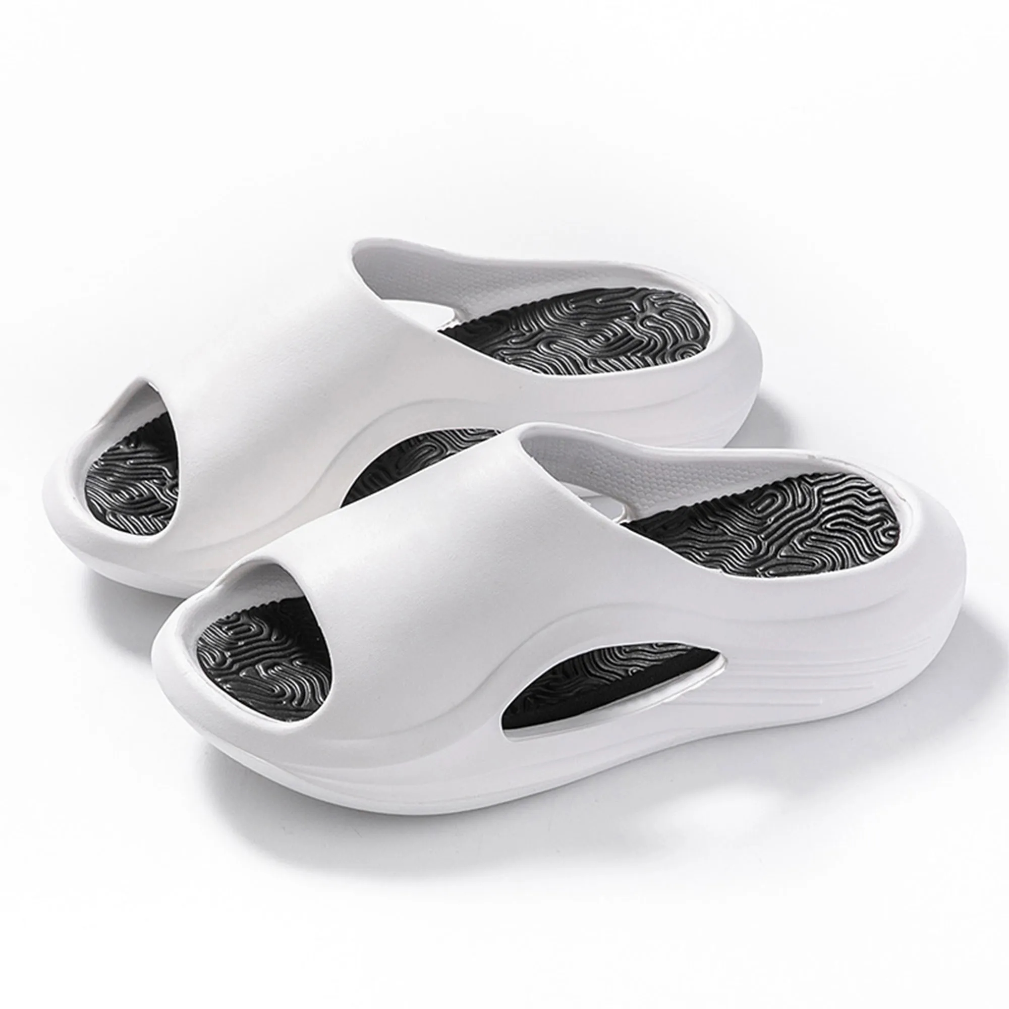 MOQ 30 Casual Sports Slippers Outdoor Thick Sole Beach 2