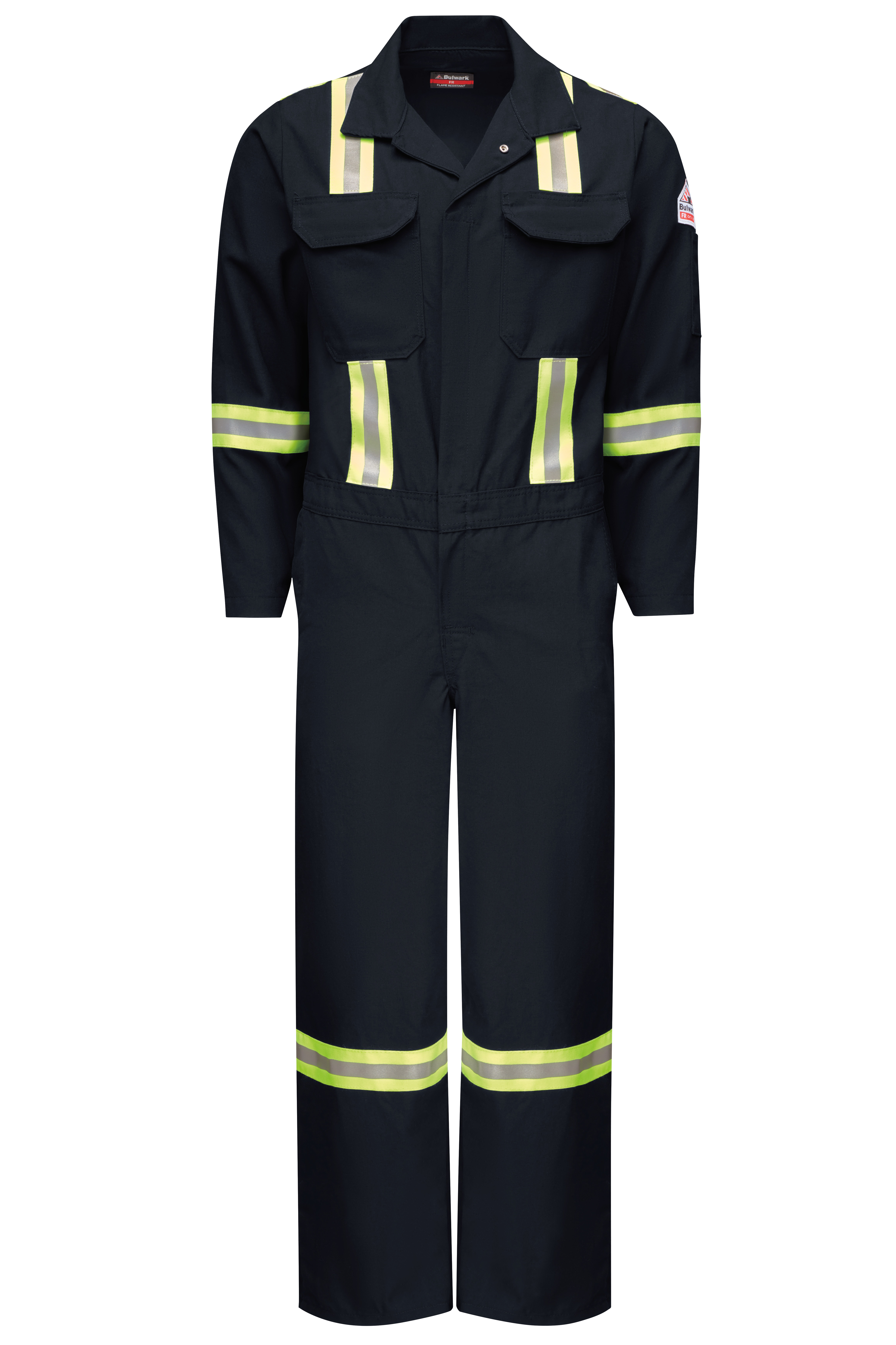 Bulwark® Men's Midweight Nomex FR Premium Coverall with Reflective Trim 1