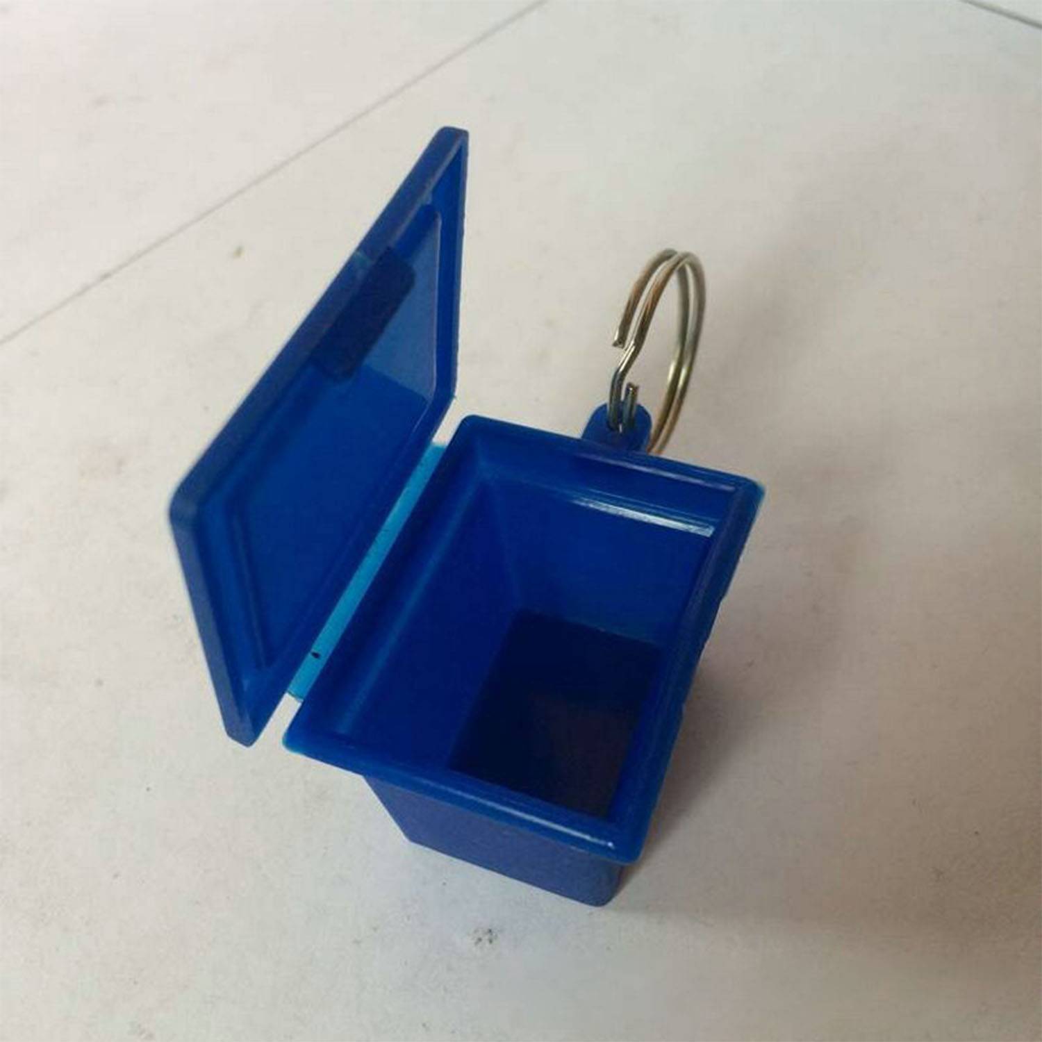 Mini Plastic Pill Box Keychain 4