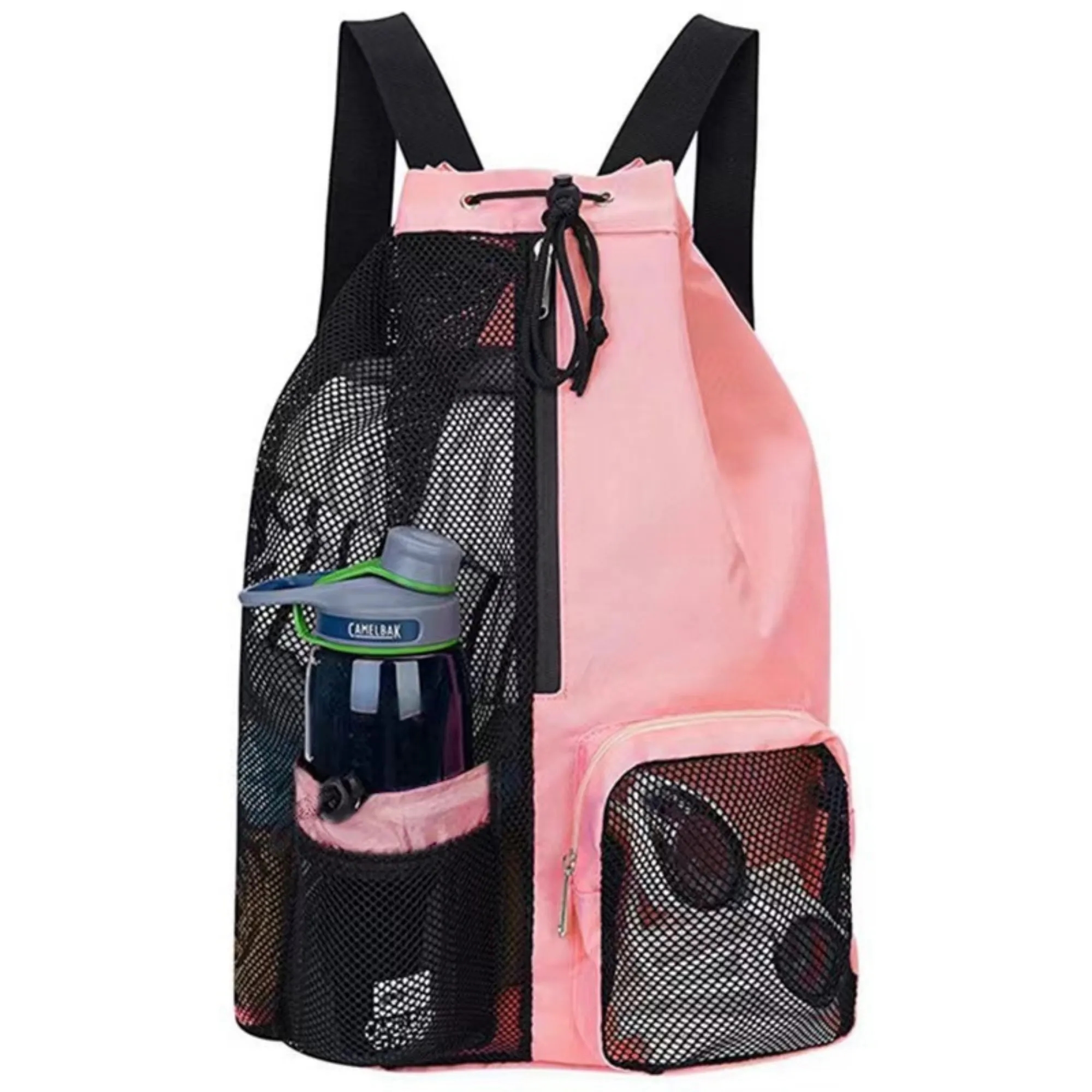 Open Mesh Gym Bag Lightweight Breathable Sports Equipment 2