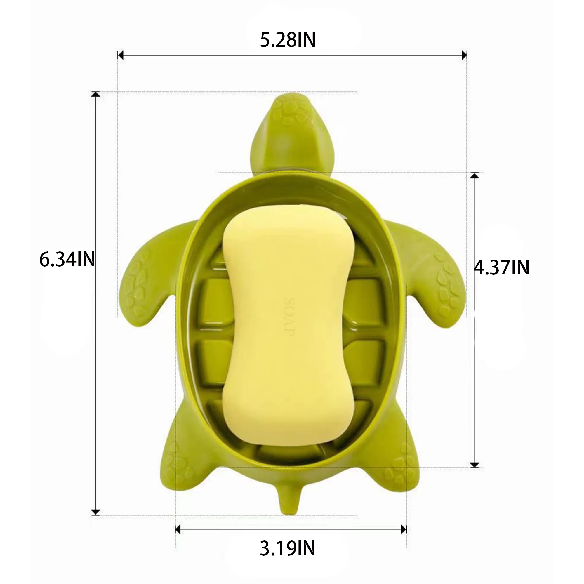 Creative Cartoon Turtle Bathroom Soap Box 2