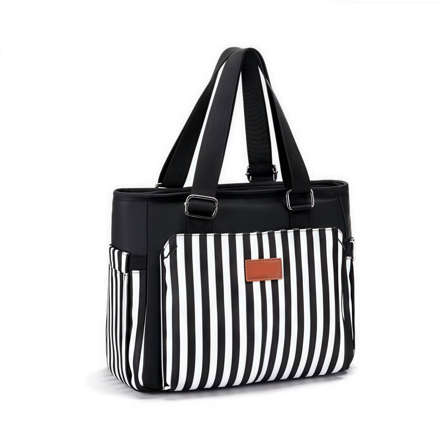 9L Oxford Insulated Cooler Lunch Bag w/ Pockets for Office 6