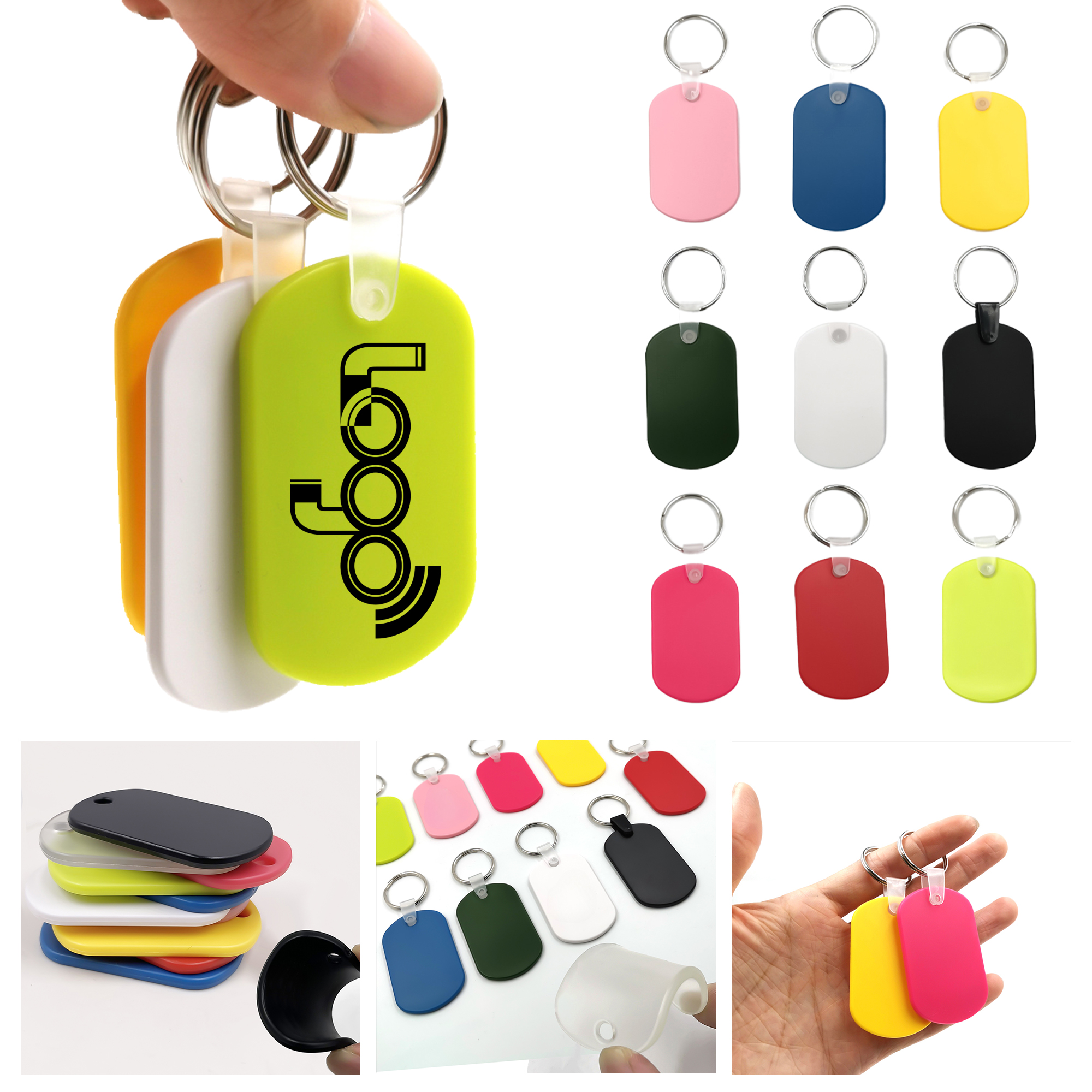 Customizable PVC Key Tag and Pet Name Tag 2