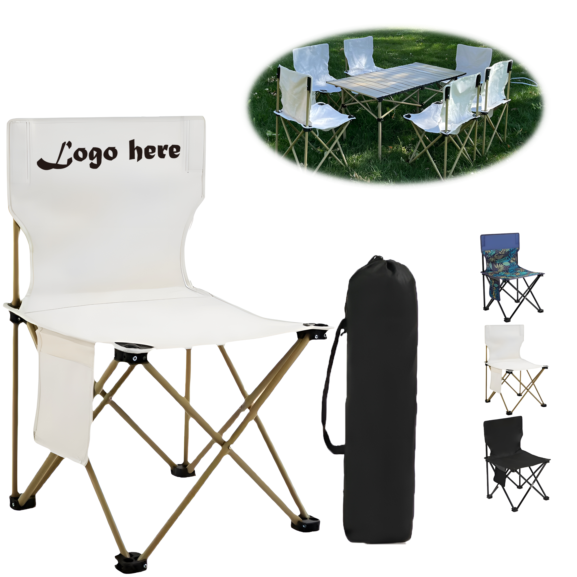 MOQ 20 PCS Camping Folding Outdoor Chair 2