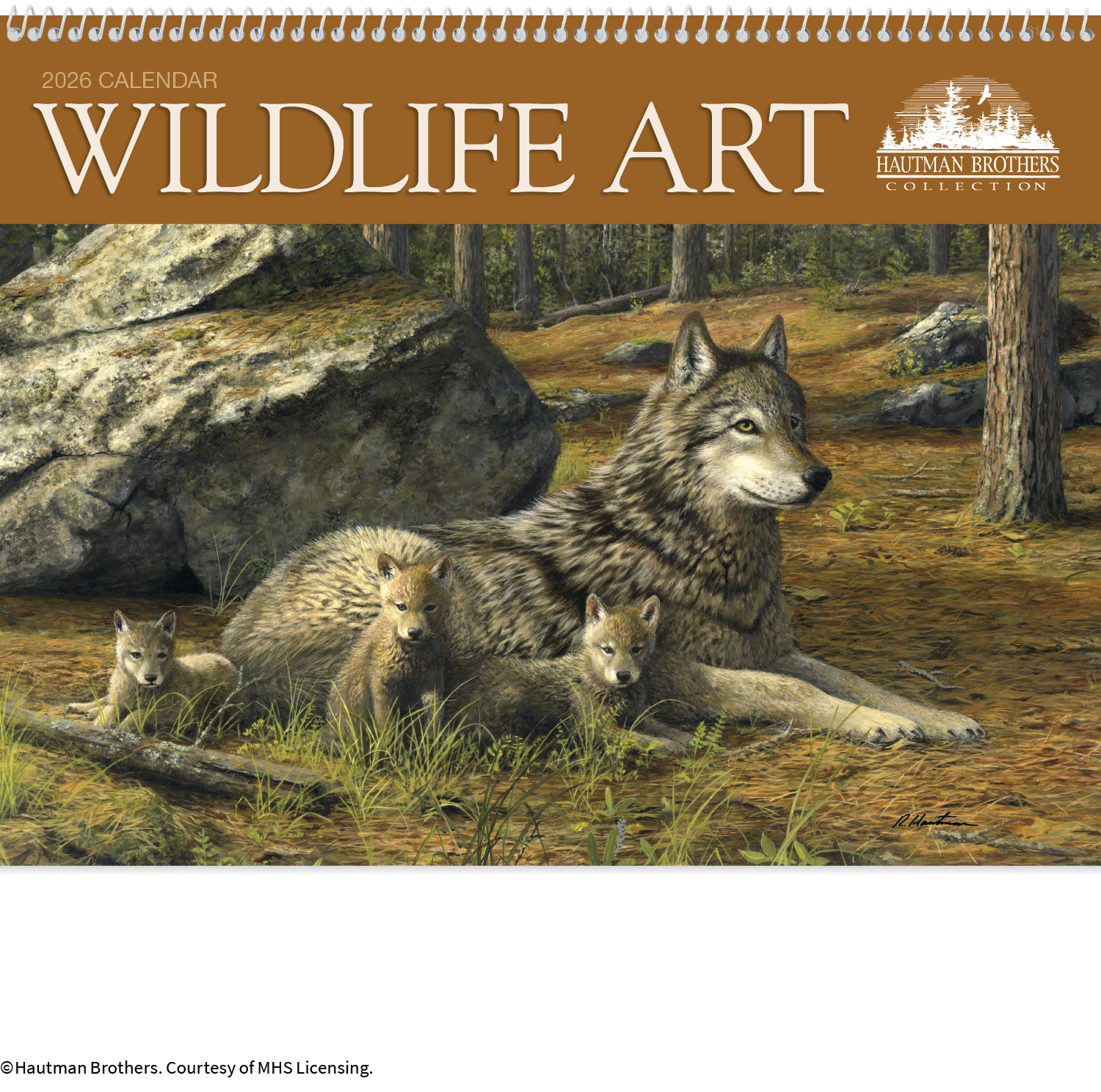 Triumph® Calendars Wildlife Art by the Hautman Brothers Calendar 16