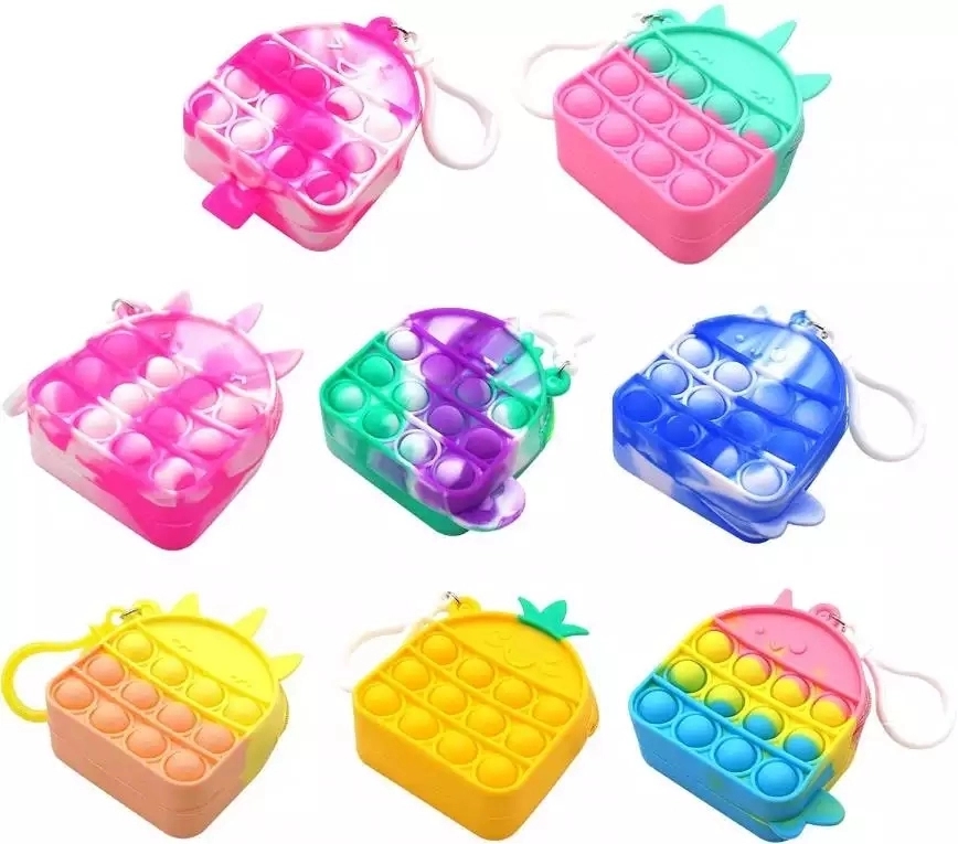 Pop Wallet Coin Purse with Keychain 14
