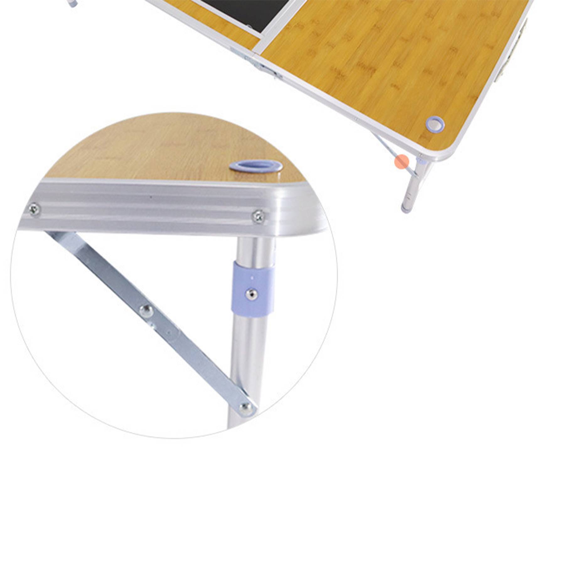 Portable aluminum alloy new barbecue folding table 6