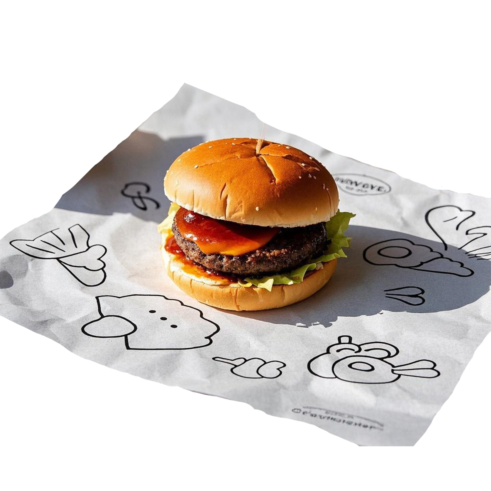 Food Grade Rice Ball Wrapping Paper 12x12 inches 2