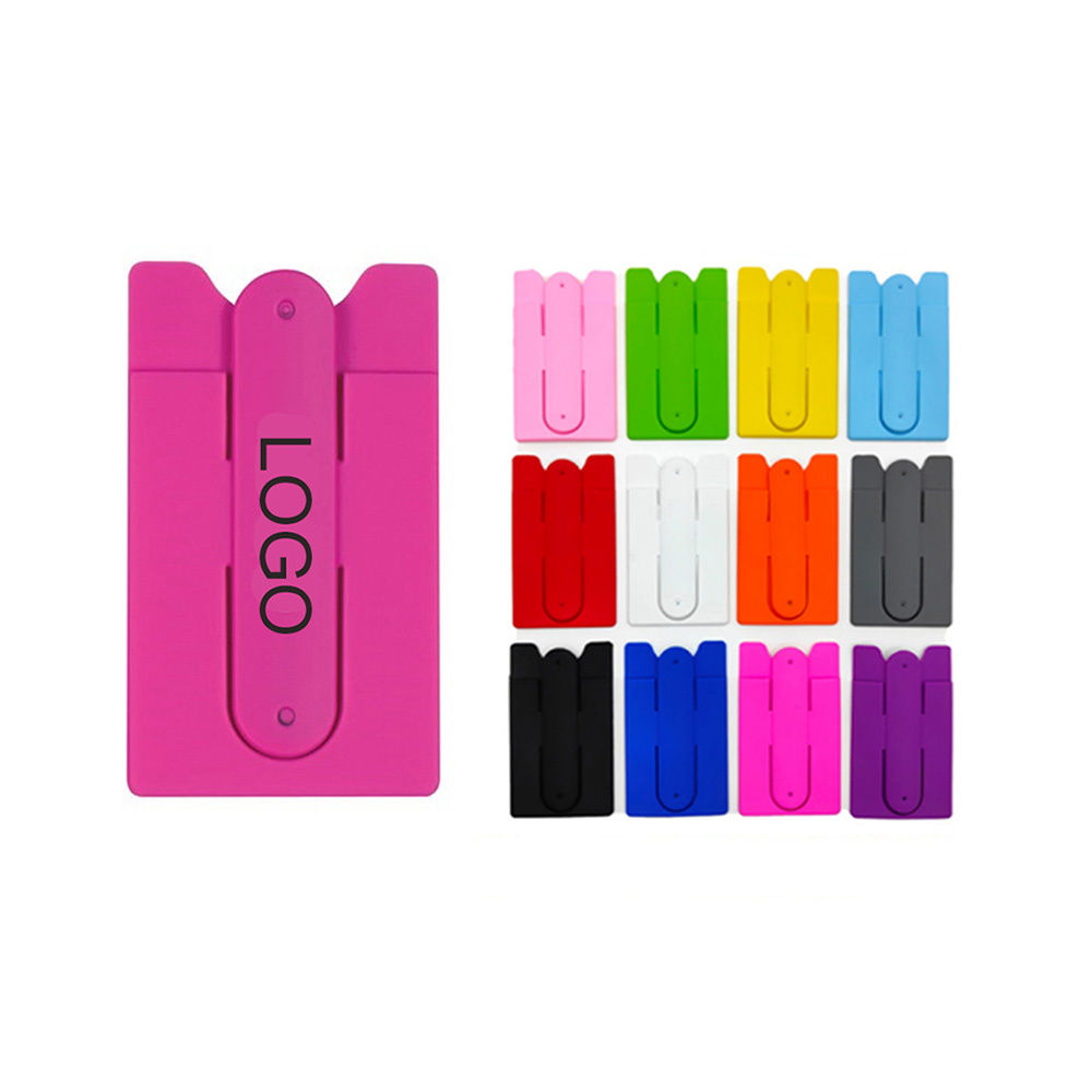 Silicone Phone Wallet With Stand 1