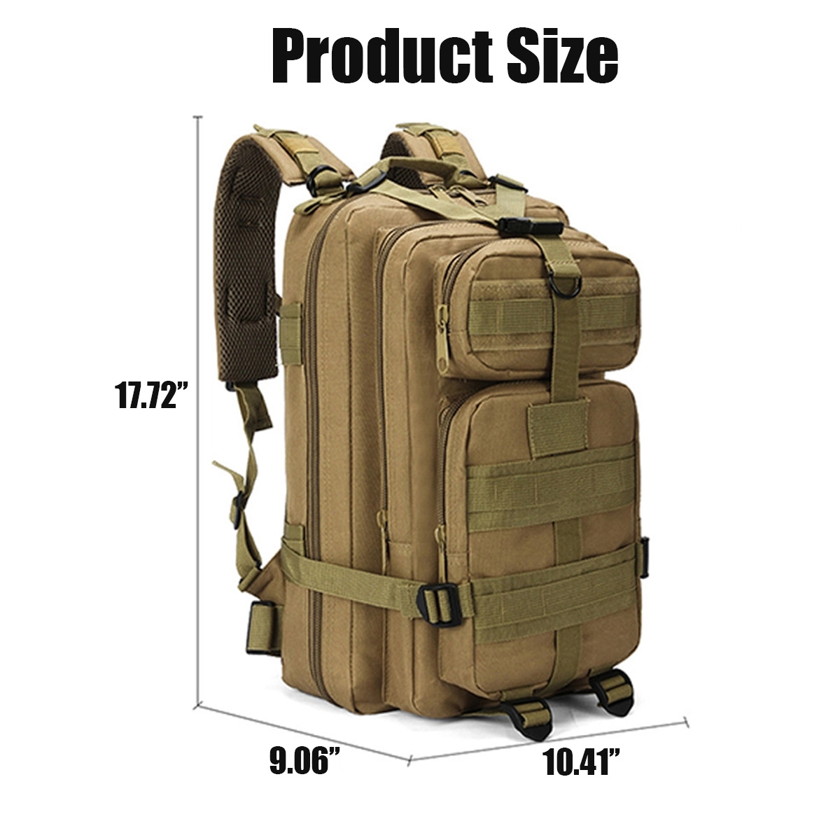 30L Custom Biking Daypack Outdoor Tactical Backpack 8