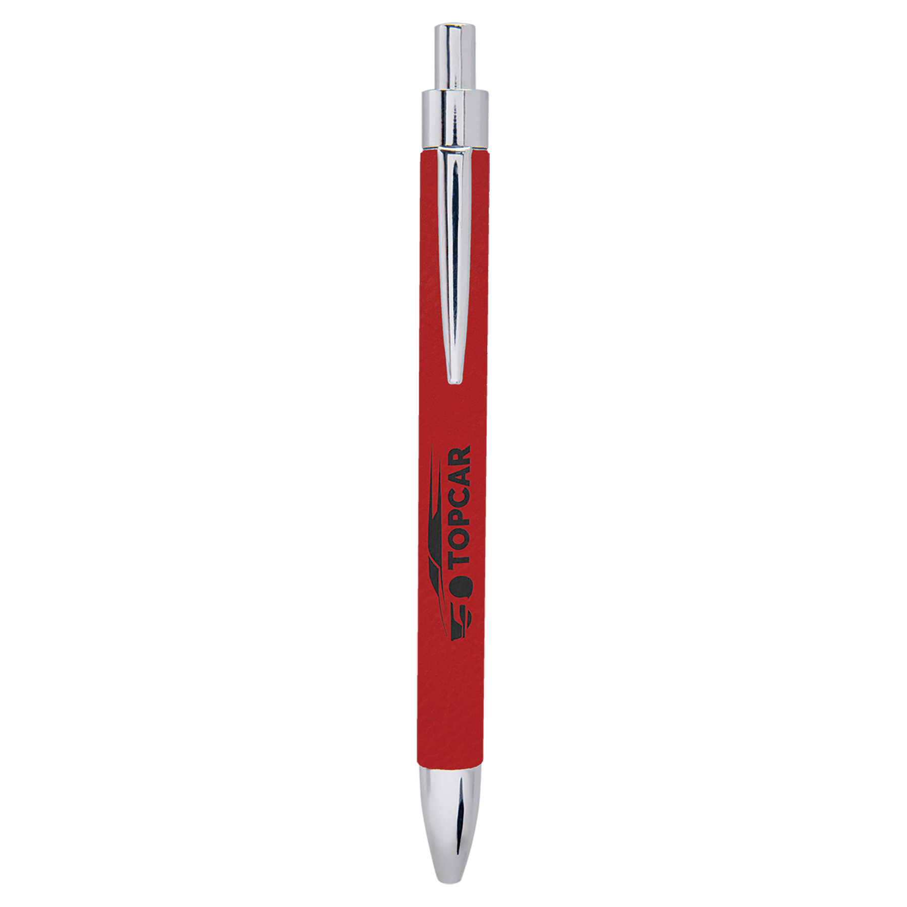 Red Leatherette Pen 2