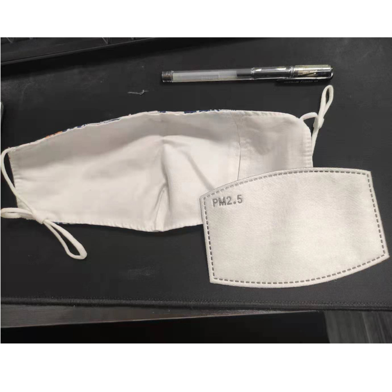 2 ply Lace Adults Face Mask w/Filter Pocket 10