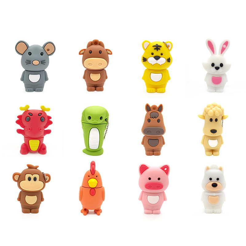 Custom Shape Mini Doll USB Flash Drive 8