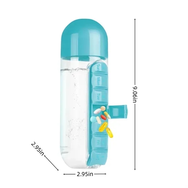Pill Box and Water Bottle Combo 4