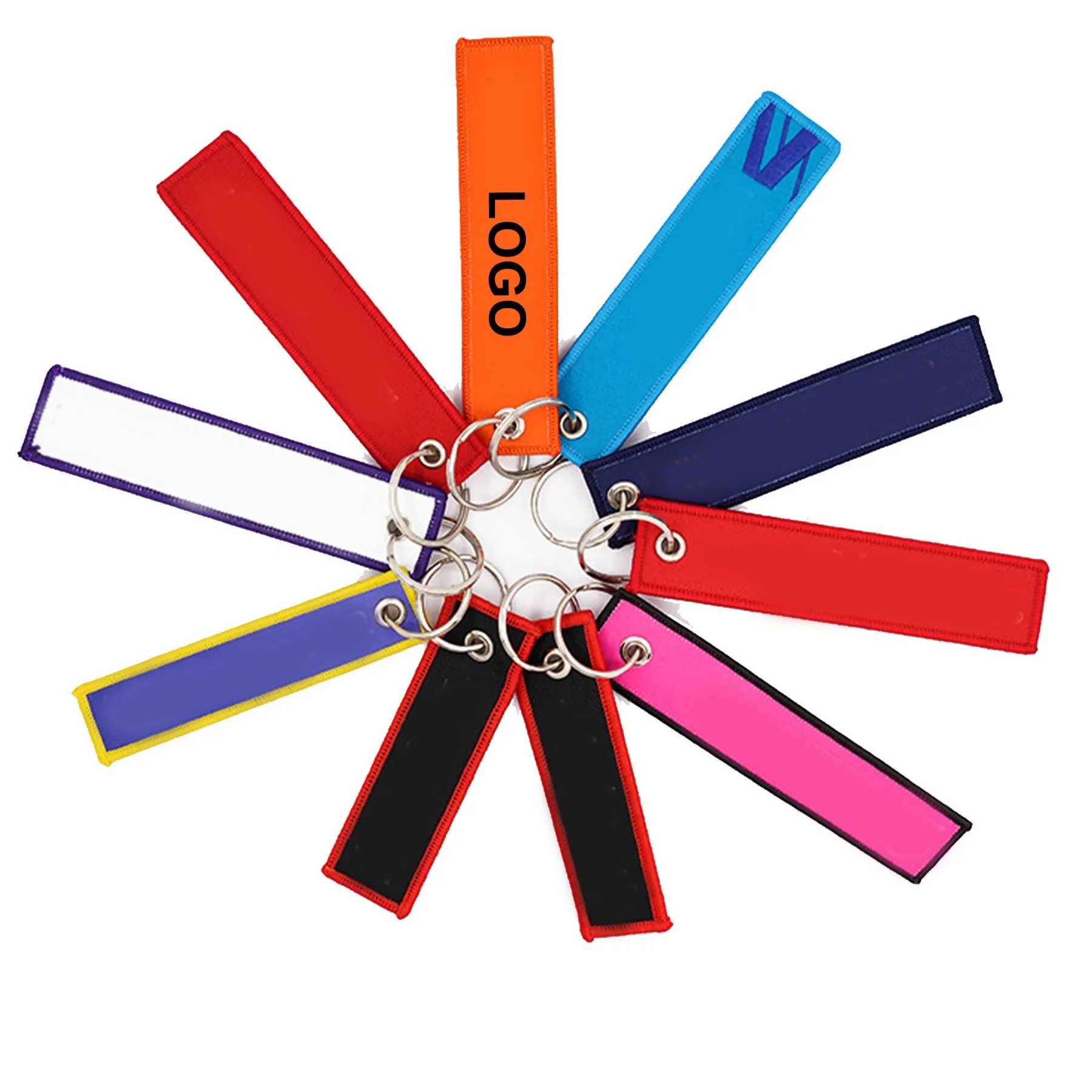 Embroidered Key Tag 3