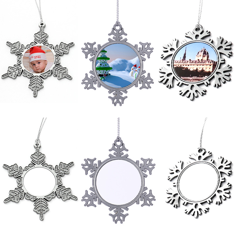Metal Snowflake Holiday Ornament 2