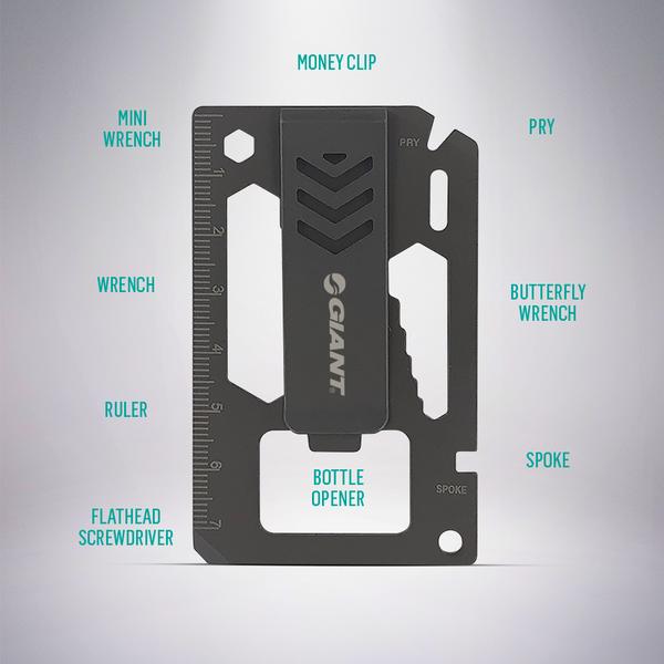 Bridger 9-in-1 Laser Engraved Money Clip Multitool 12
