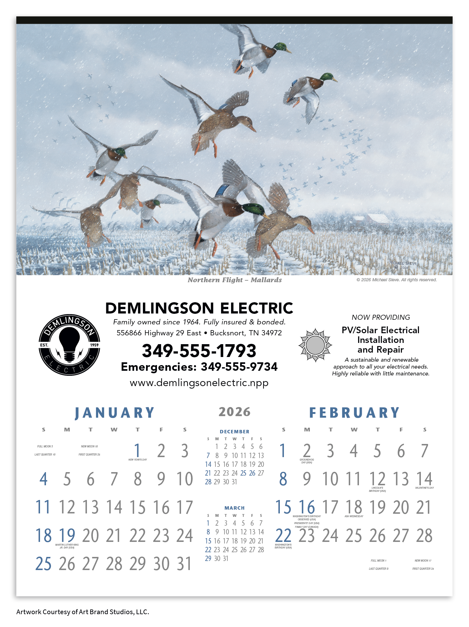 Triumph® Calendars North American Waterfowl Calendar 4