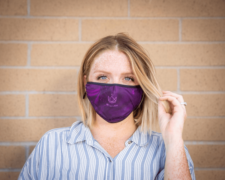 IMPORT Titan 3-Ply Dye-Sub Adult Face Mask w/ Adjustable Elastic Straps 34