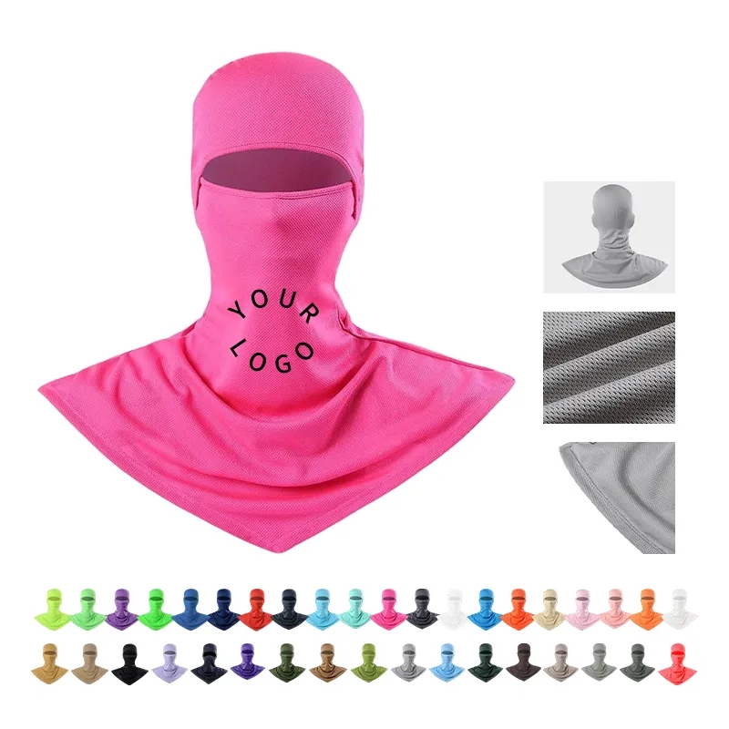 Hood Mask Polyester Sunscreen 40