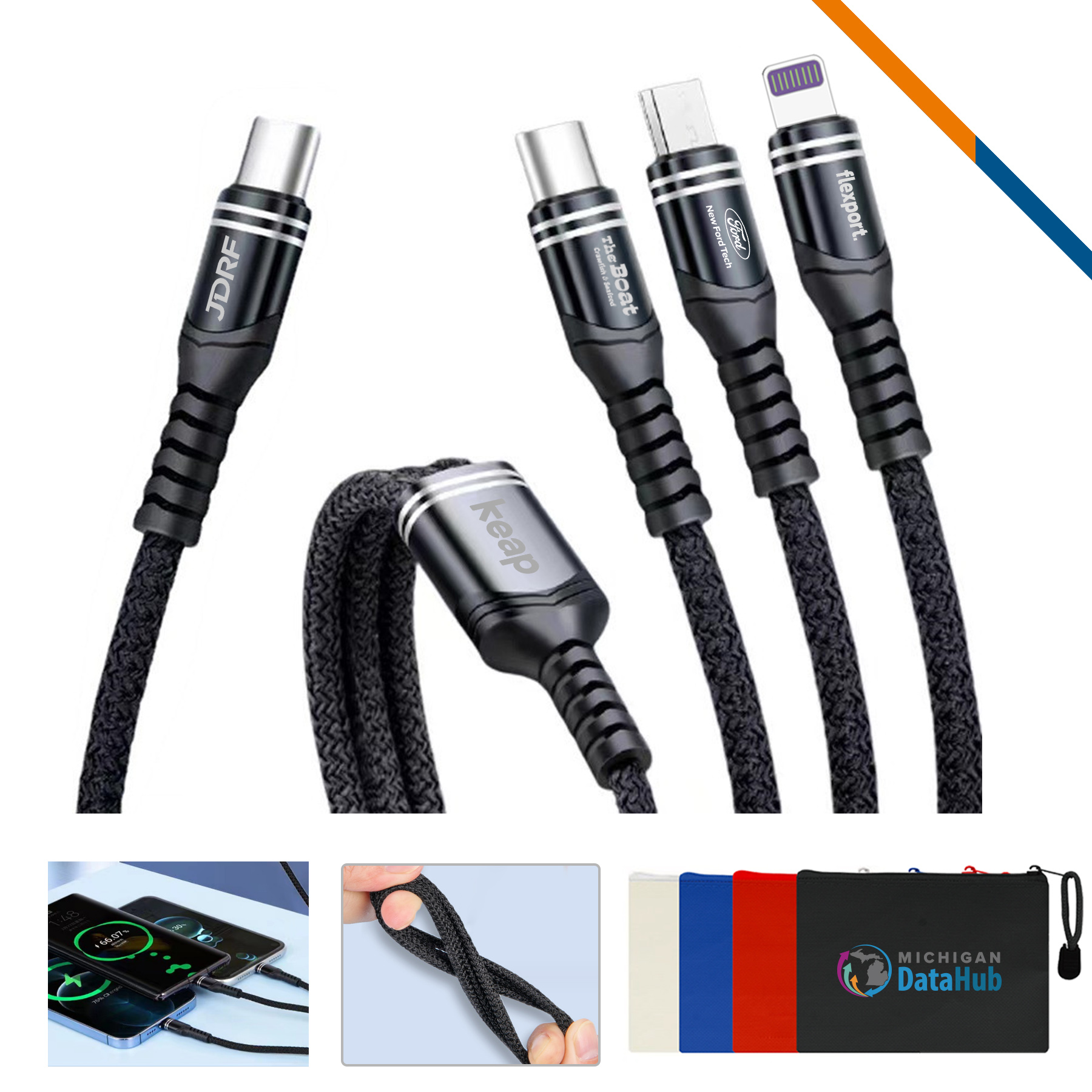 Drosey 3in1 Charging Cable 3