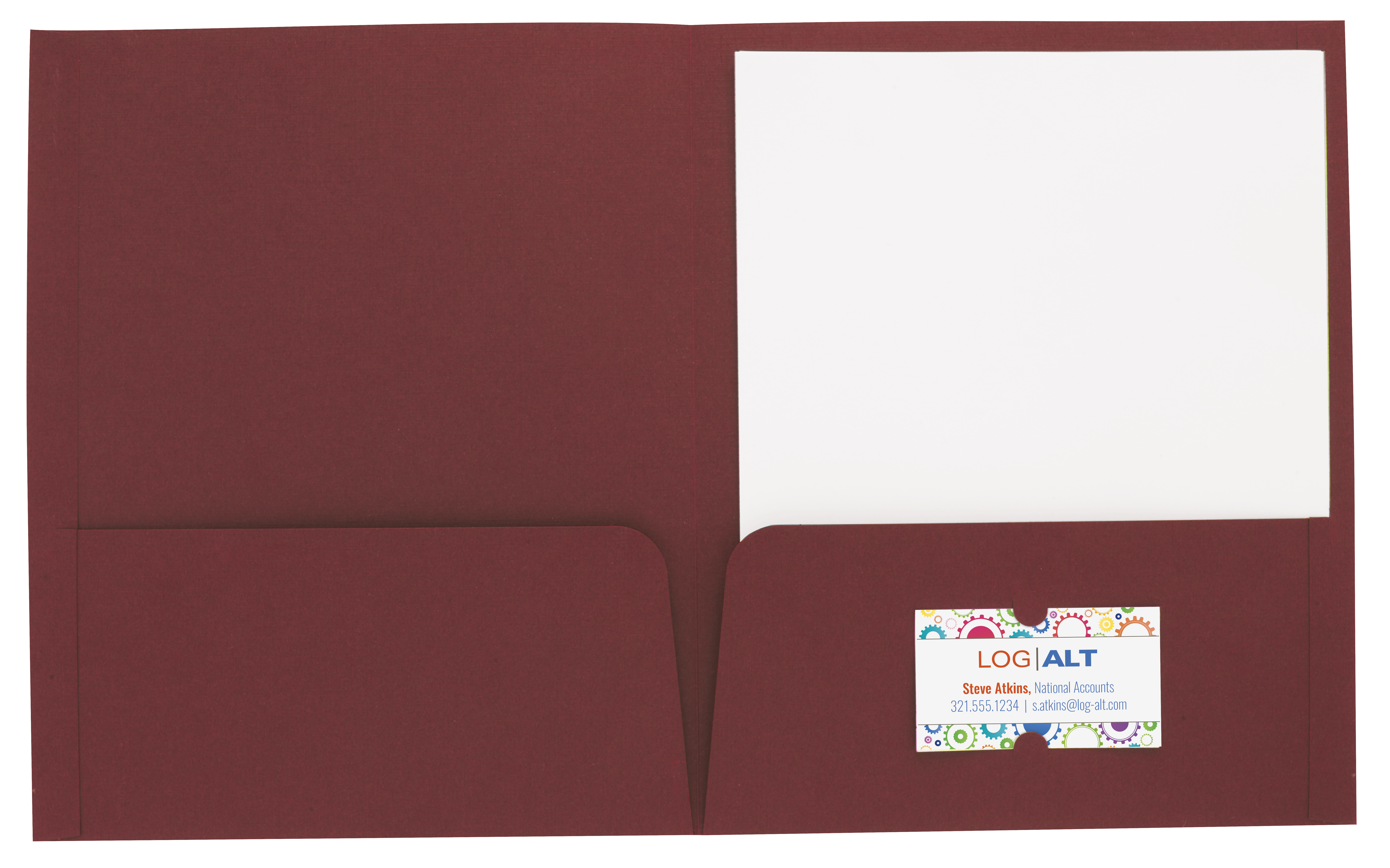 Good Value™ Linen Paper Folder 58