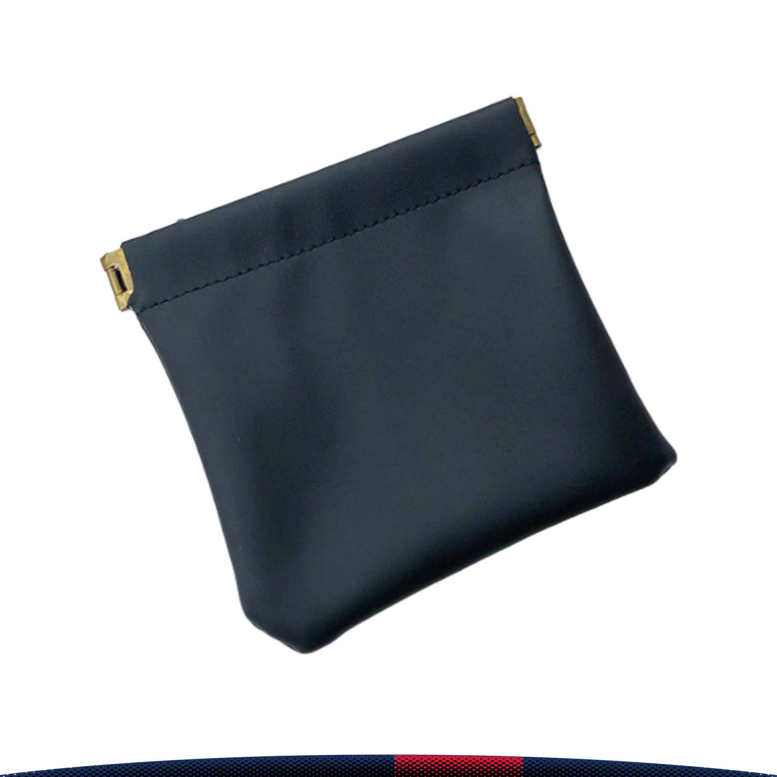 Leather Squeeze Coin Bag 2