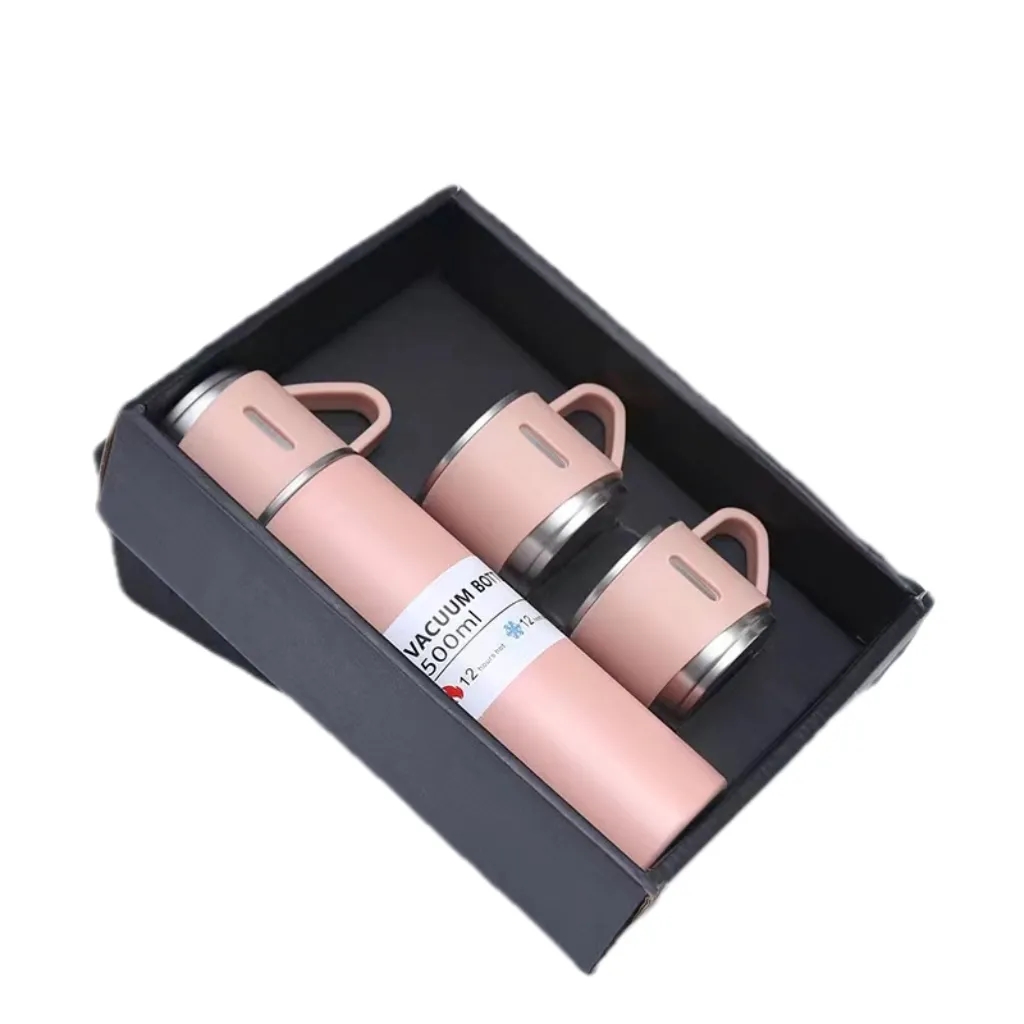 17OZ Thermos Set with Two Small Cups 7