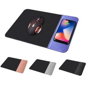 Mobile Phone Rubber Qi Wireless Charger Charging Mouse Pad 2