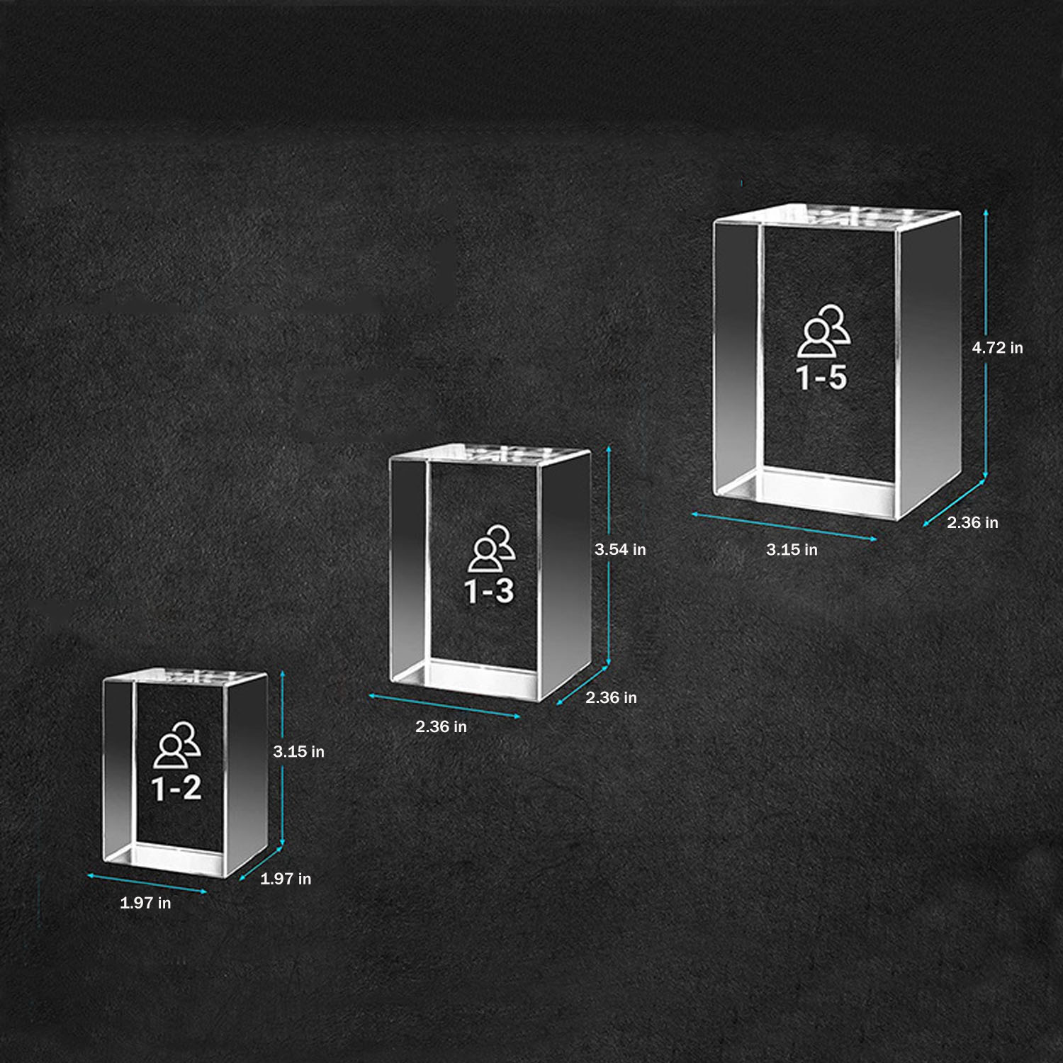 Custom Engraved 3D Crystal Photo Frame 6