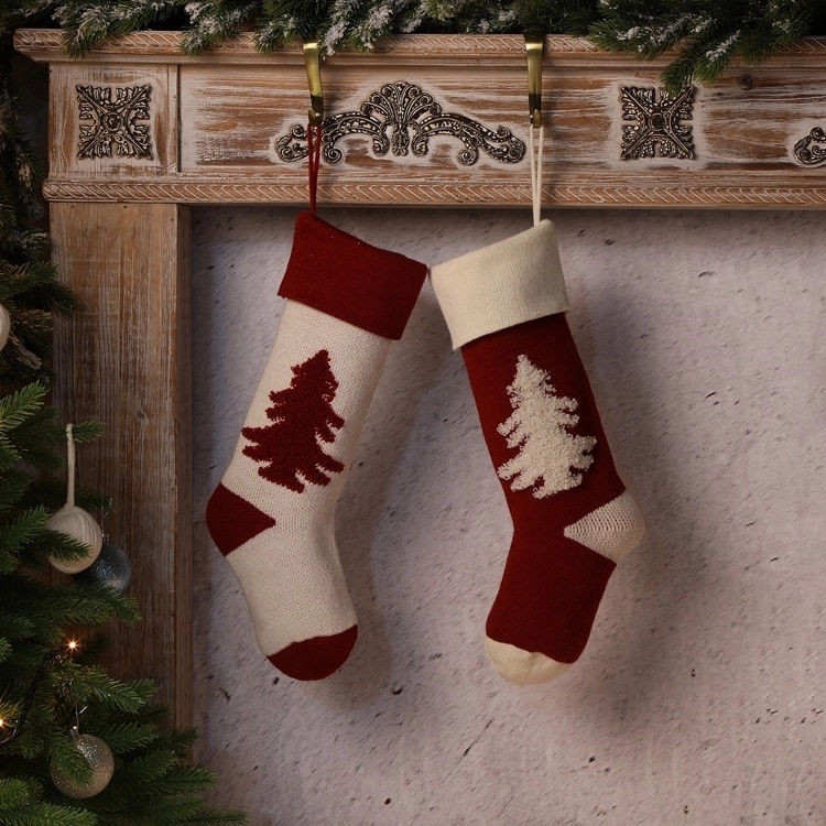 Cute Knitted Christmas Stocking 5