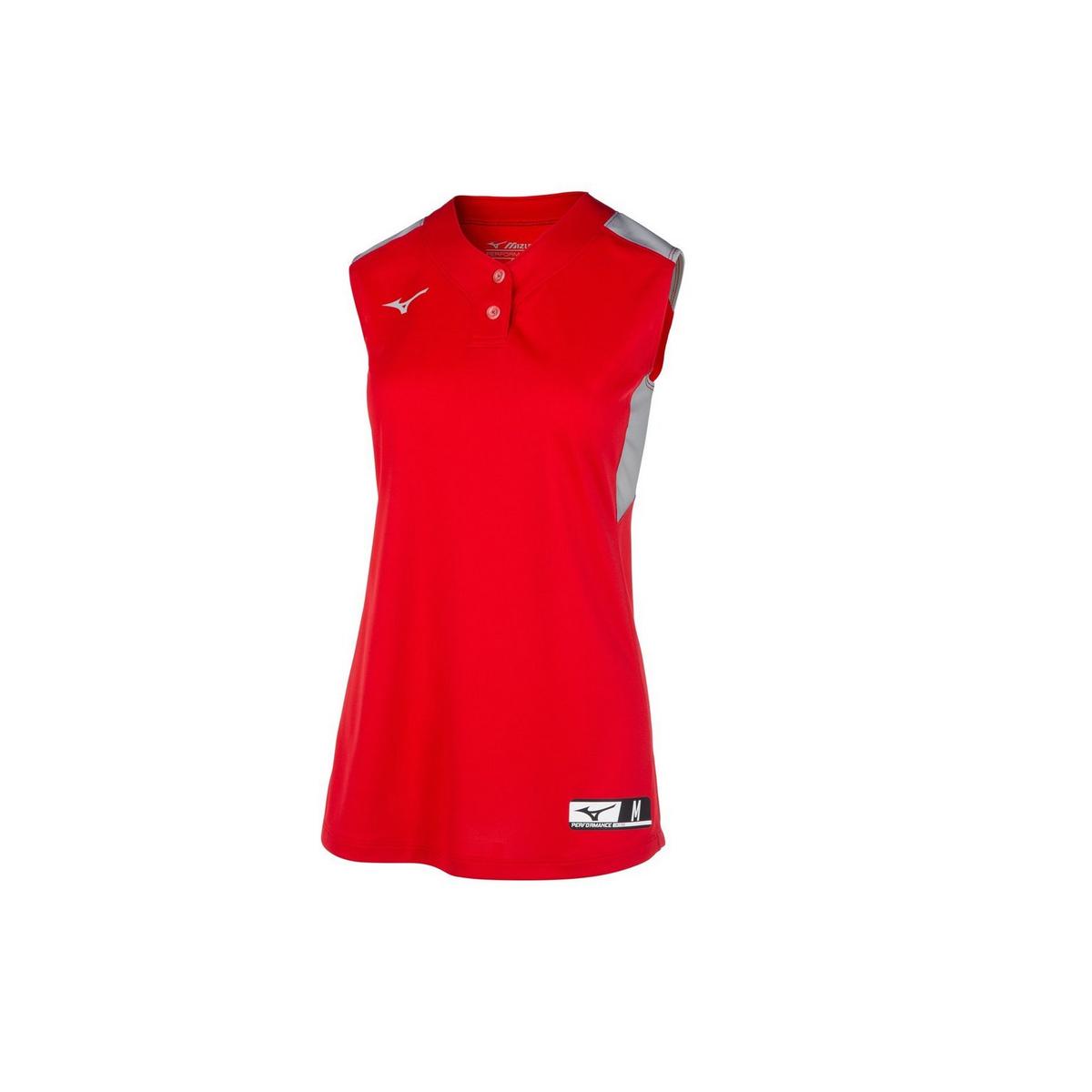 Women's AEROLITE 2-Button Sleeveless Softball Jersey 16