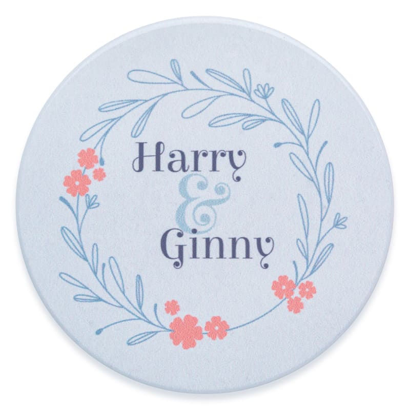 4 Inch Full Color Round Ceramic Coasters 8