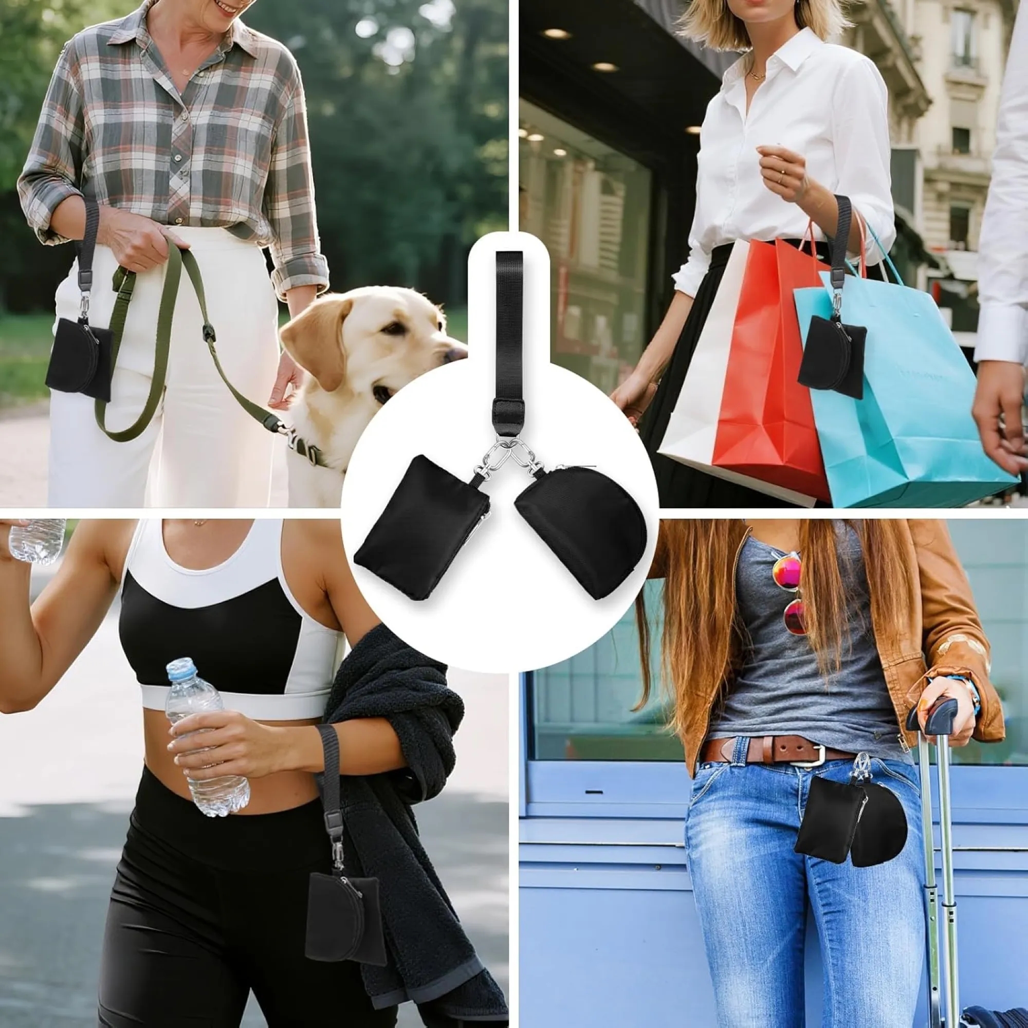 Outdoor Sports Mini Double Bag Coin Purse 2