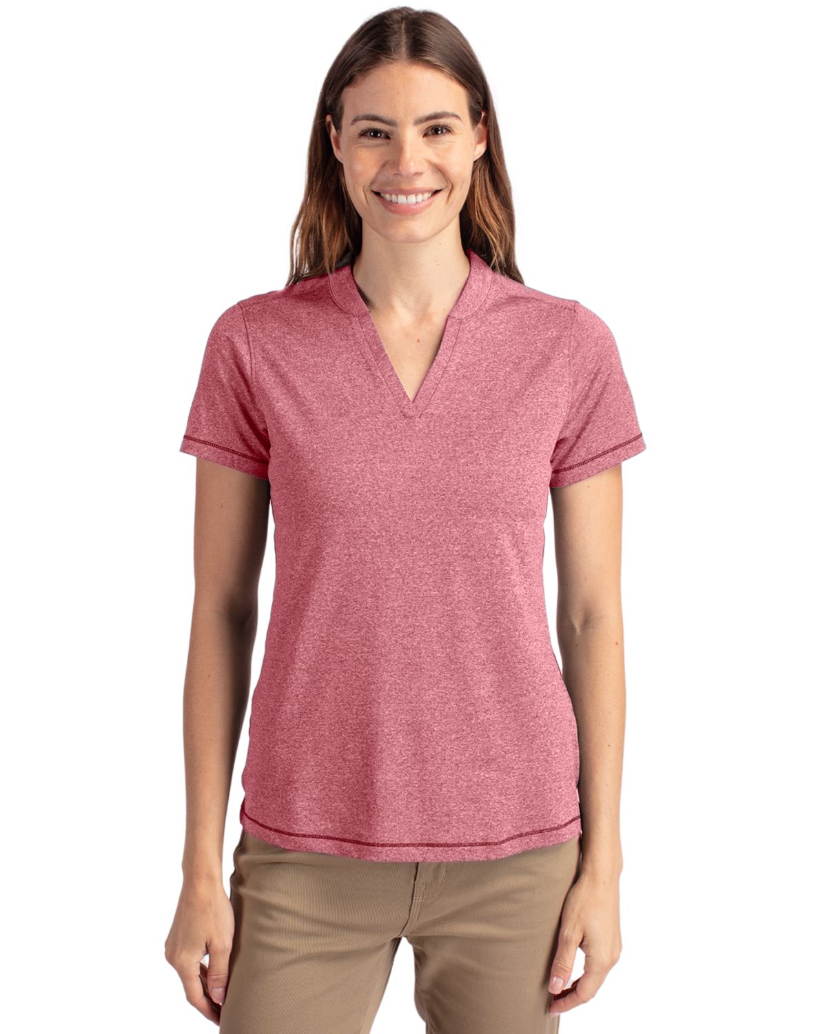Forge Heathered Stretch Womens Blade Top