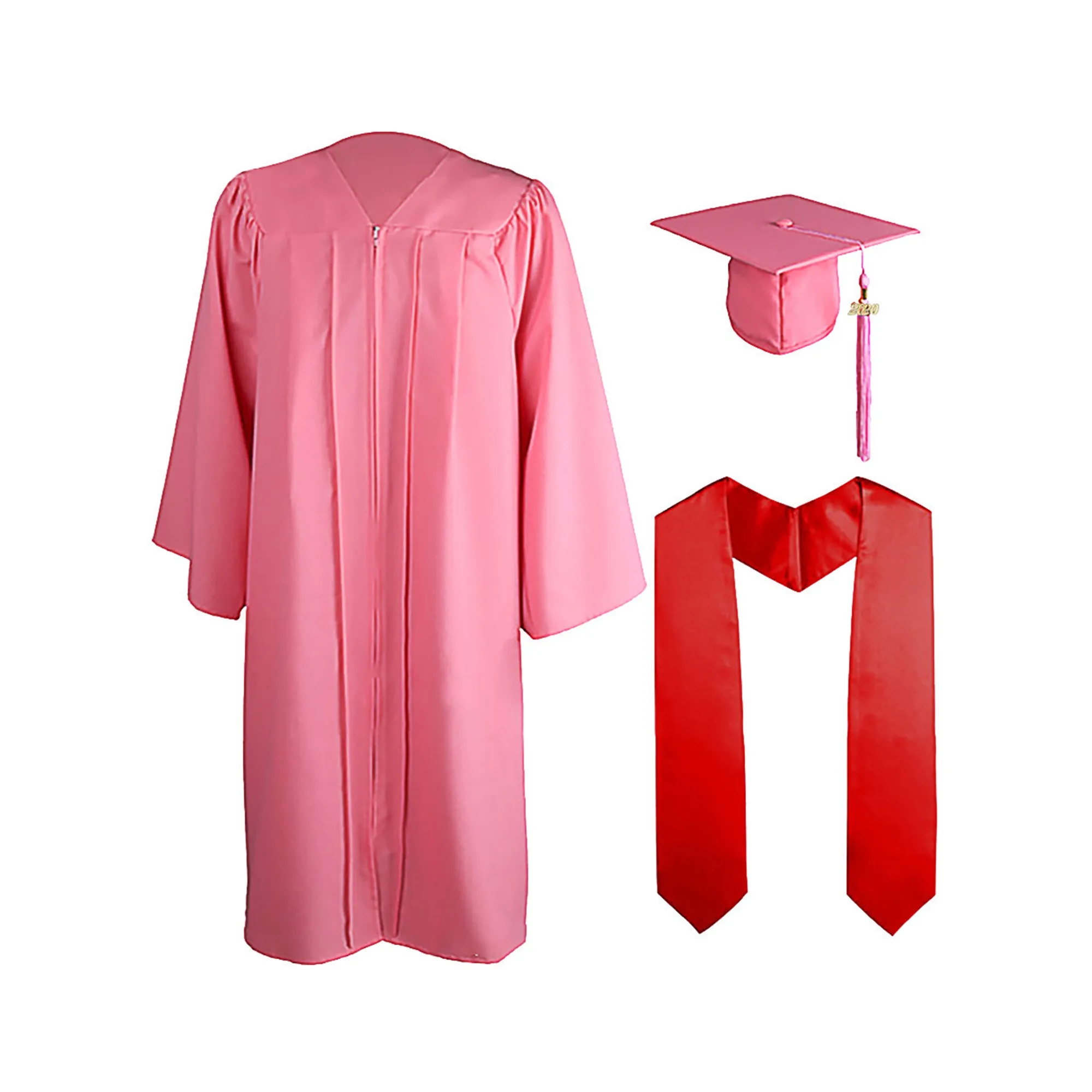 Graduation Ceremony Gown Suit With Hat Shawl 4