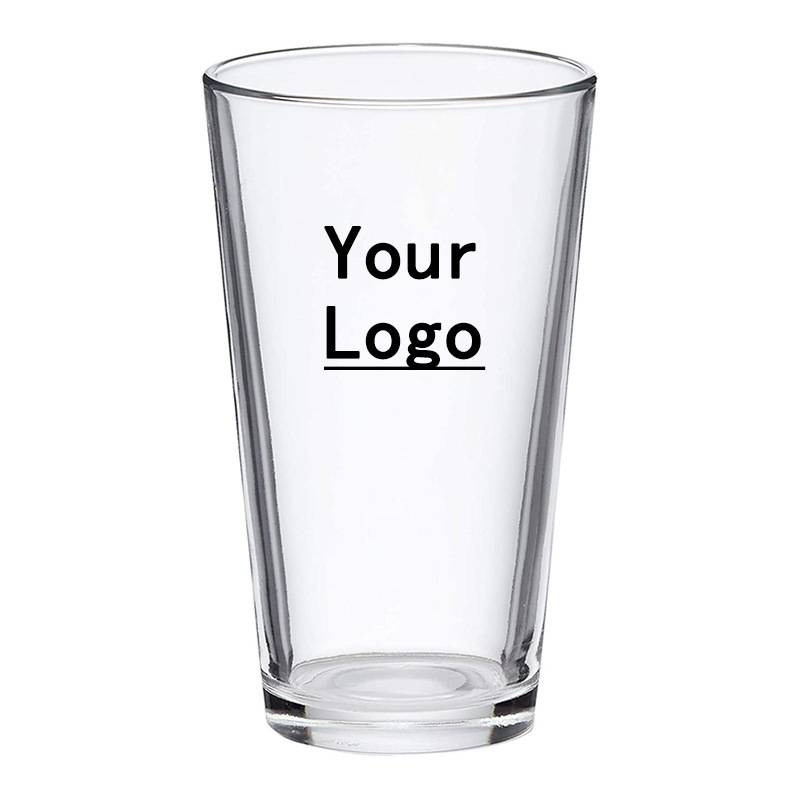 16 oz Clear Drinking Glasses 2