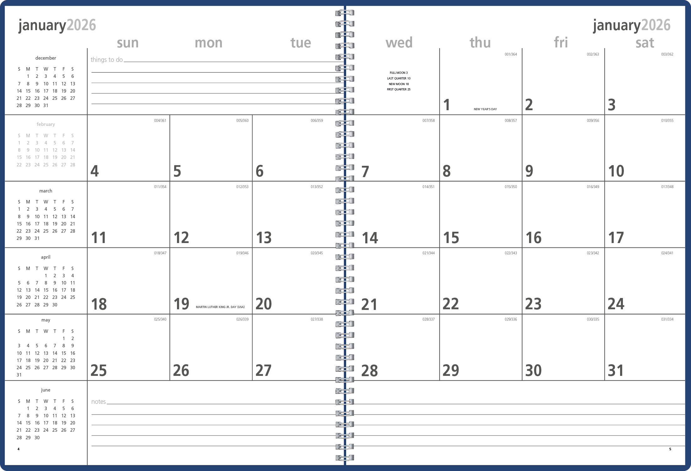 Triumph® Calendars Monthly & Weekly Planner 63