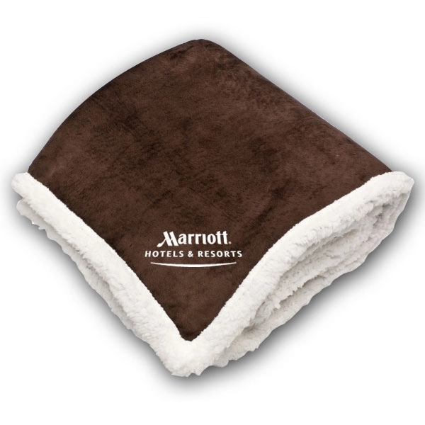 Starwood - Micro Mink Sherpa Throw Blanket 1