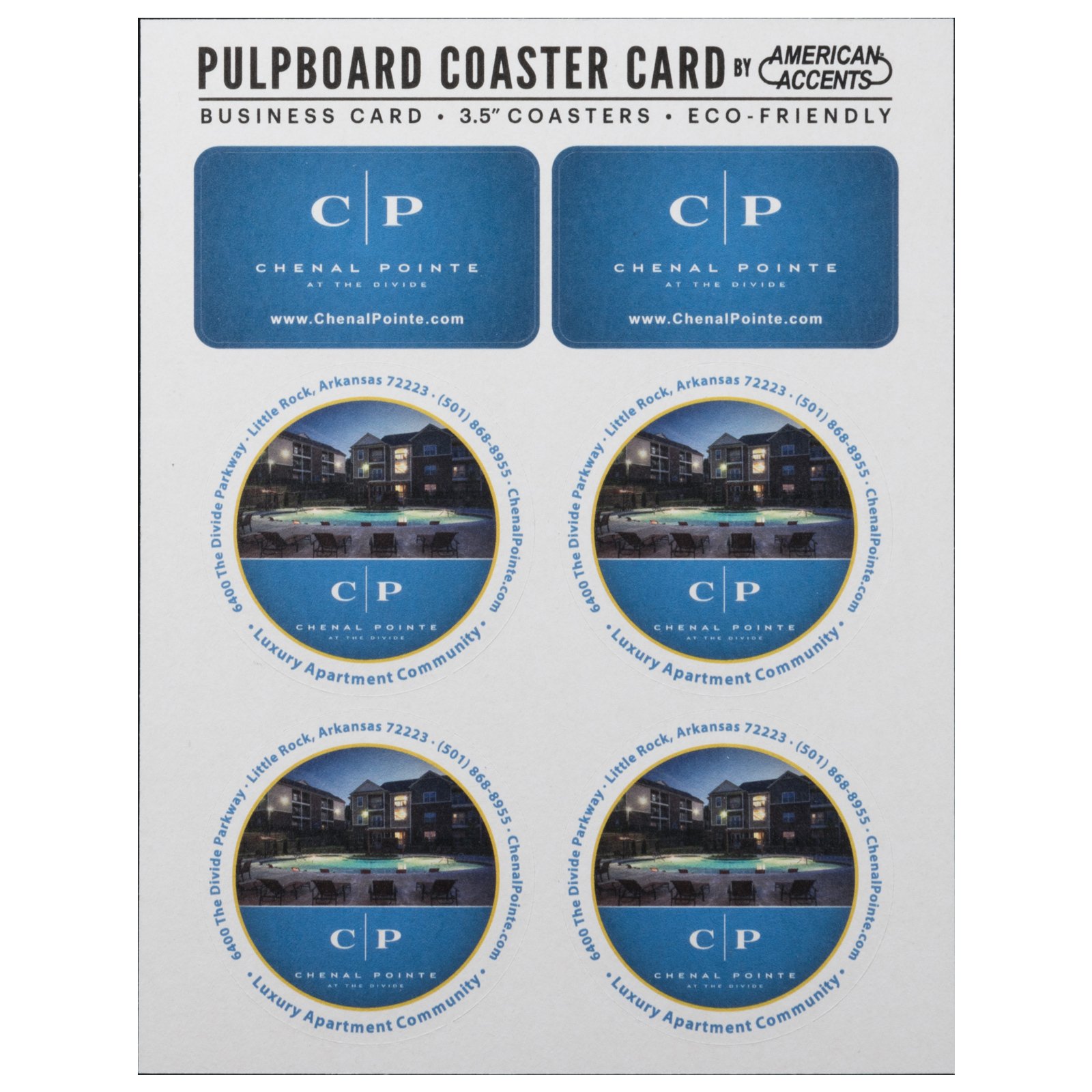 80 pt Coaster Card Pulpboard Full Size 1