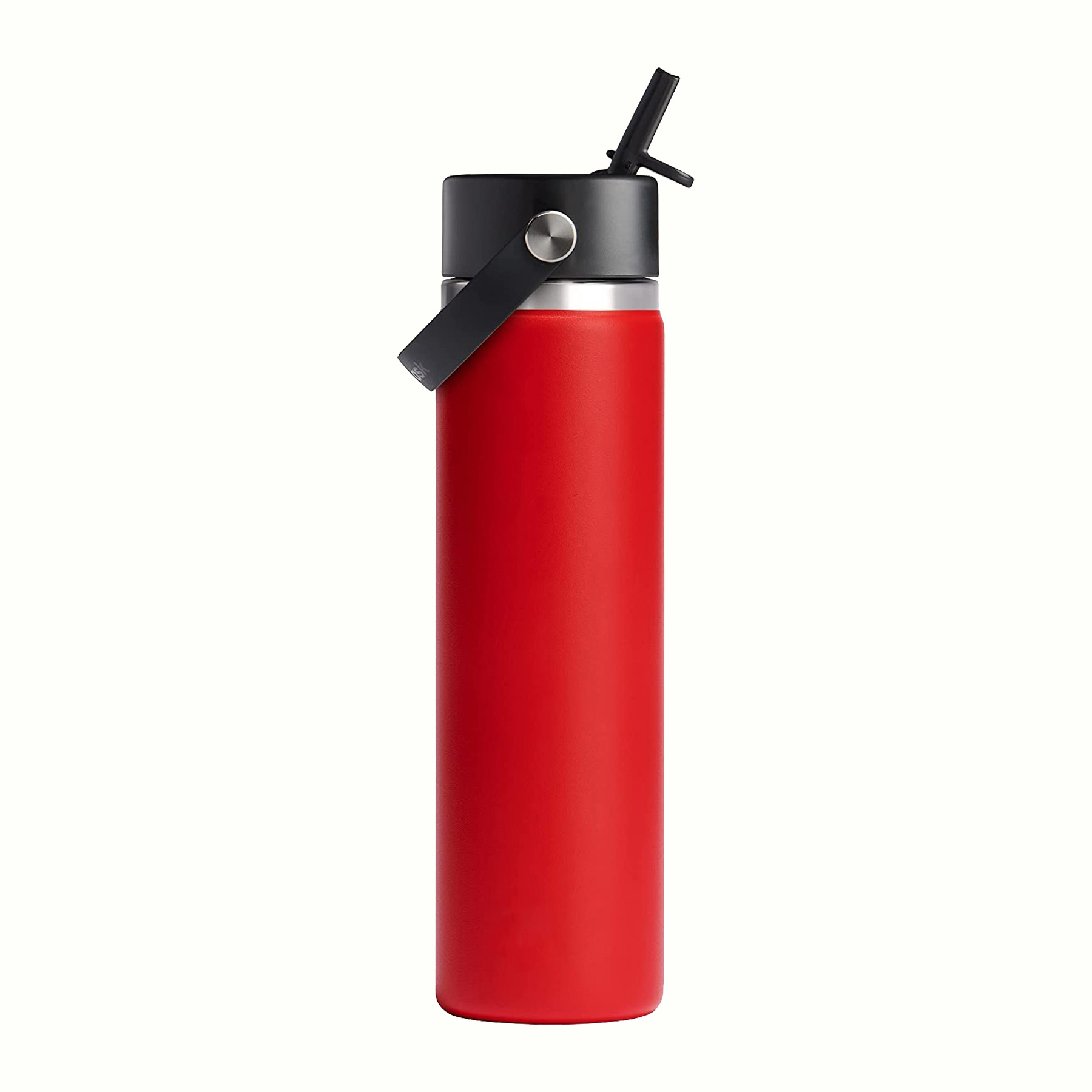 24 Oz Stainless Steel Bottle With Wide Mouth Straw Lid, custom water bottle with logo imprint 8