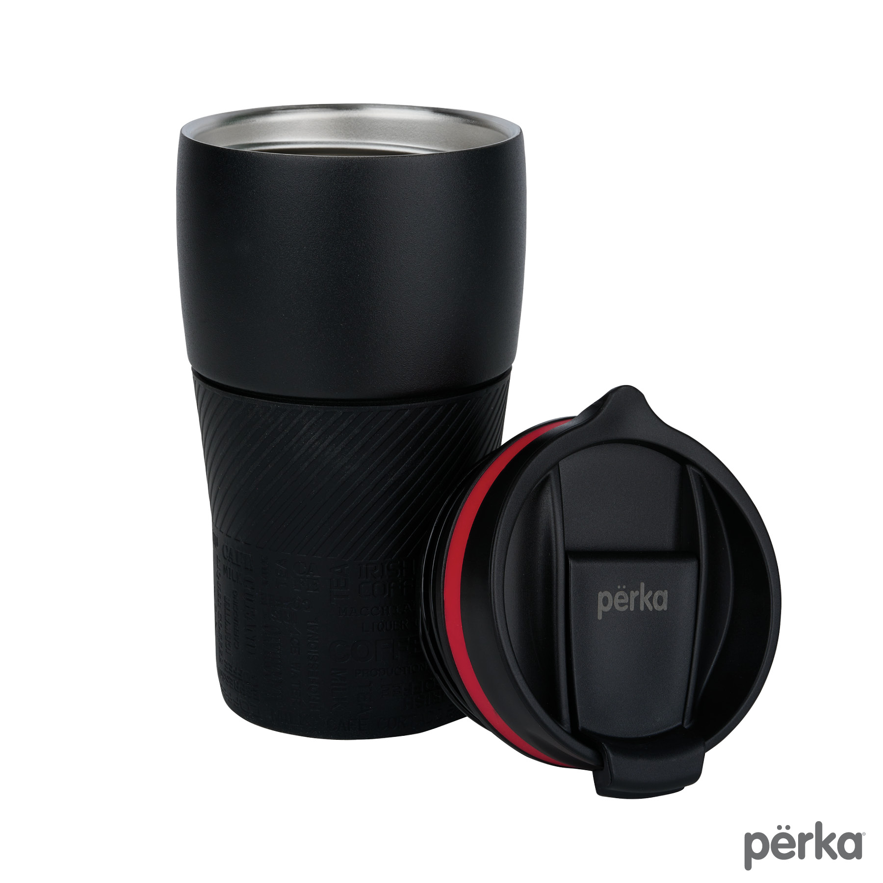 Perka® Cortado 12 oz. Double Wall Recycled Stainless Steel Coffee Tumbler 90